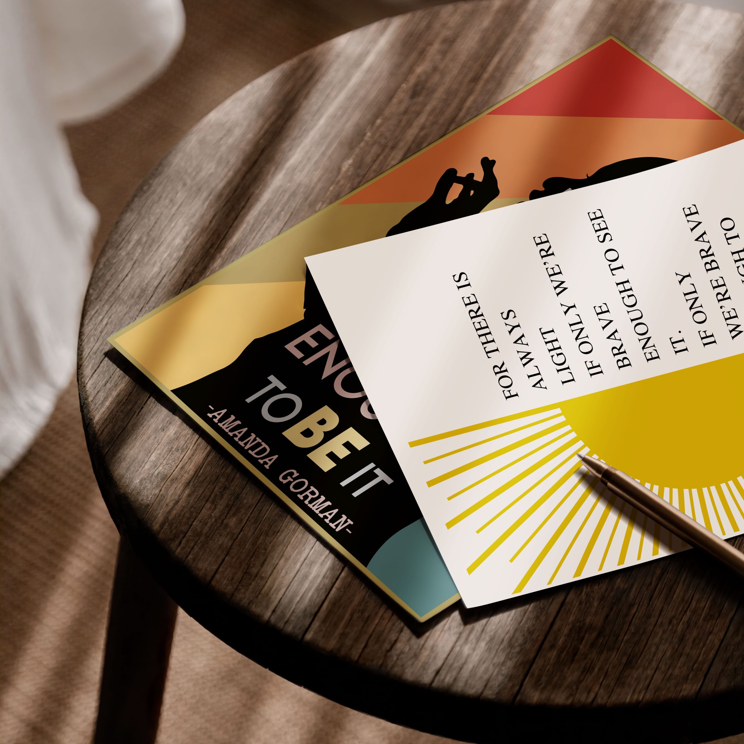 There Is Always Light Motivational Quote Wall Art - Image 5