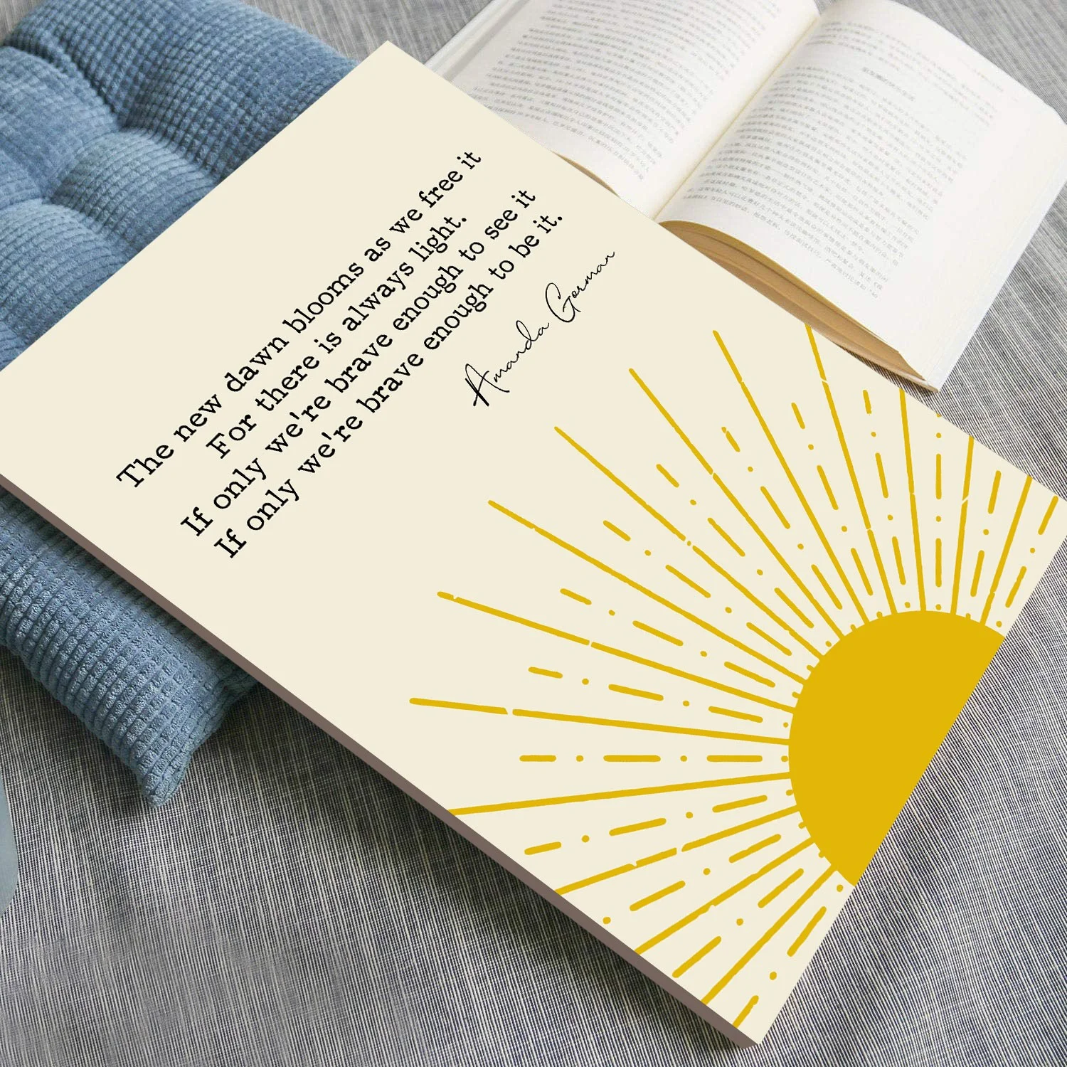 There Is Always Light Motivational Quote Wall Art - Image 4