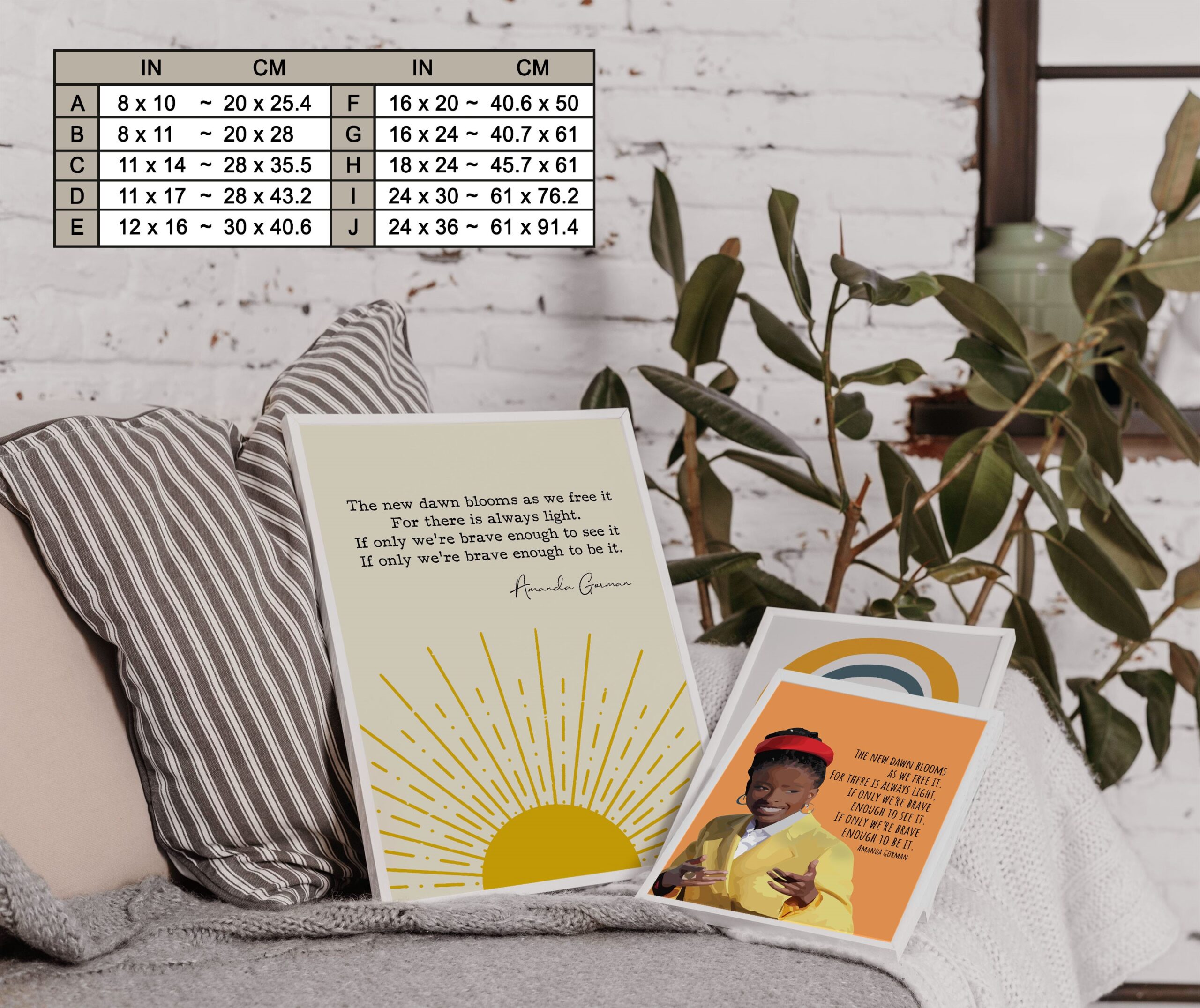 There Is Always Light Motivational Quote Wall Art - Image 7