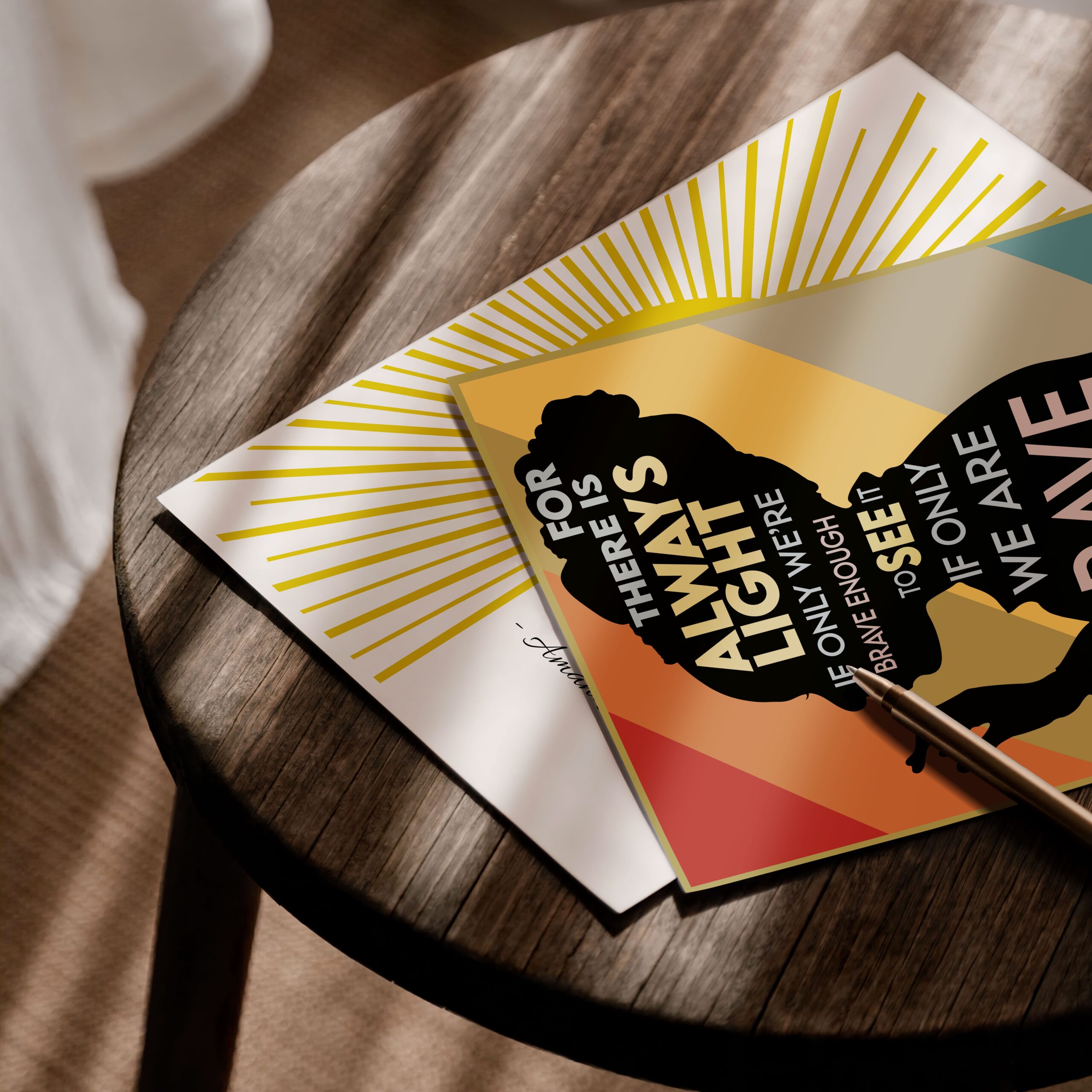 There Is Always Light Motivational Quote Wall Art - Image 5