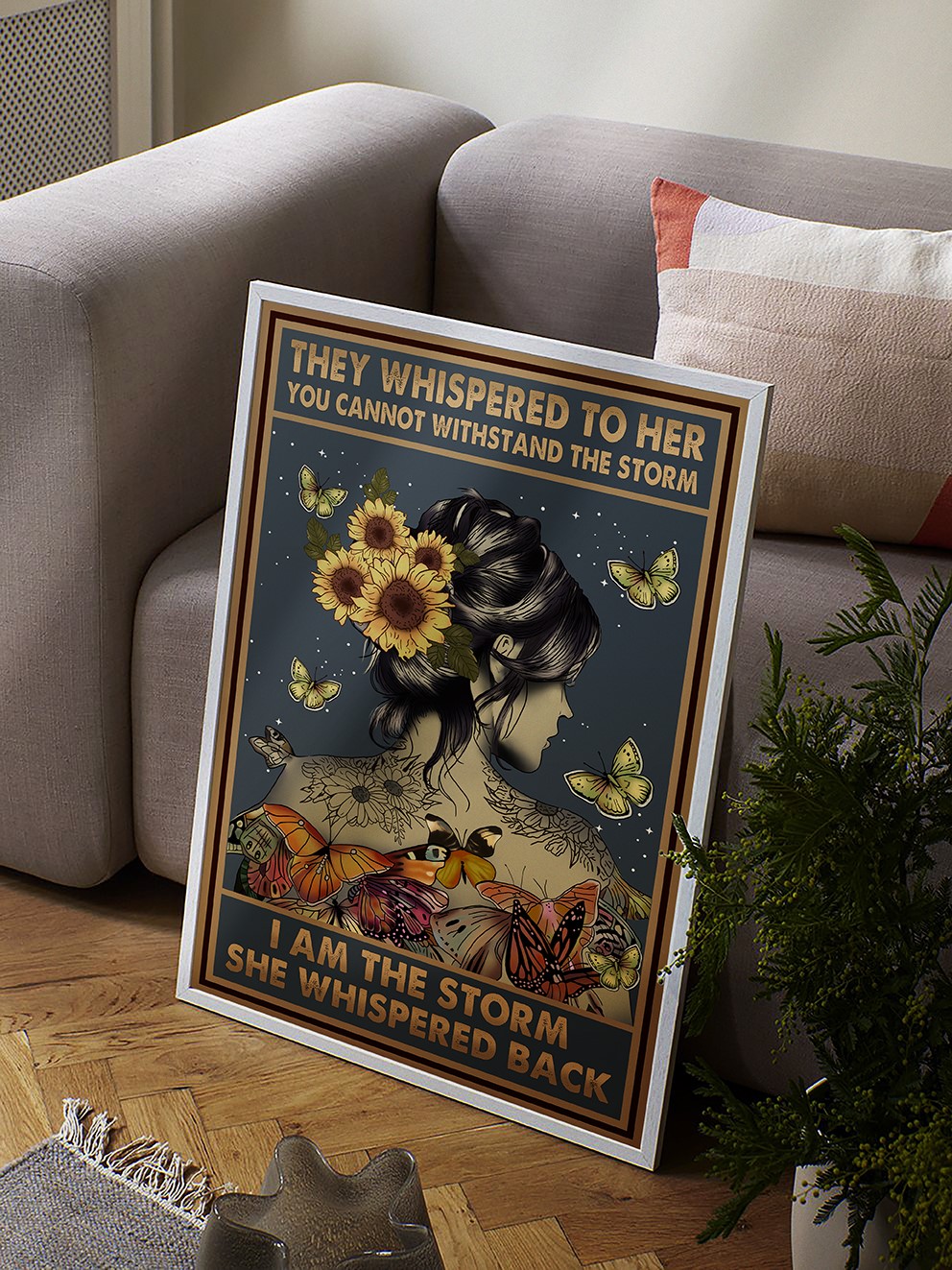 They Whispered to Her Sunflower Girl Printable - Image 3