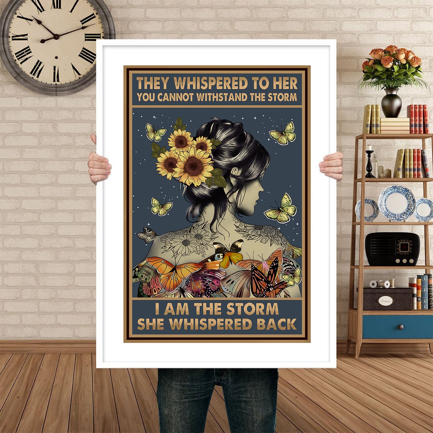 They Whispered to Her Sunflower Girl Printable - Image 4