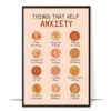 Things Help Anxiety Printable