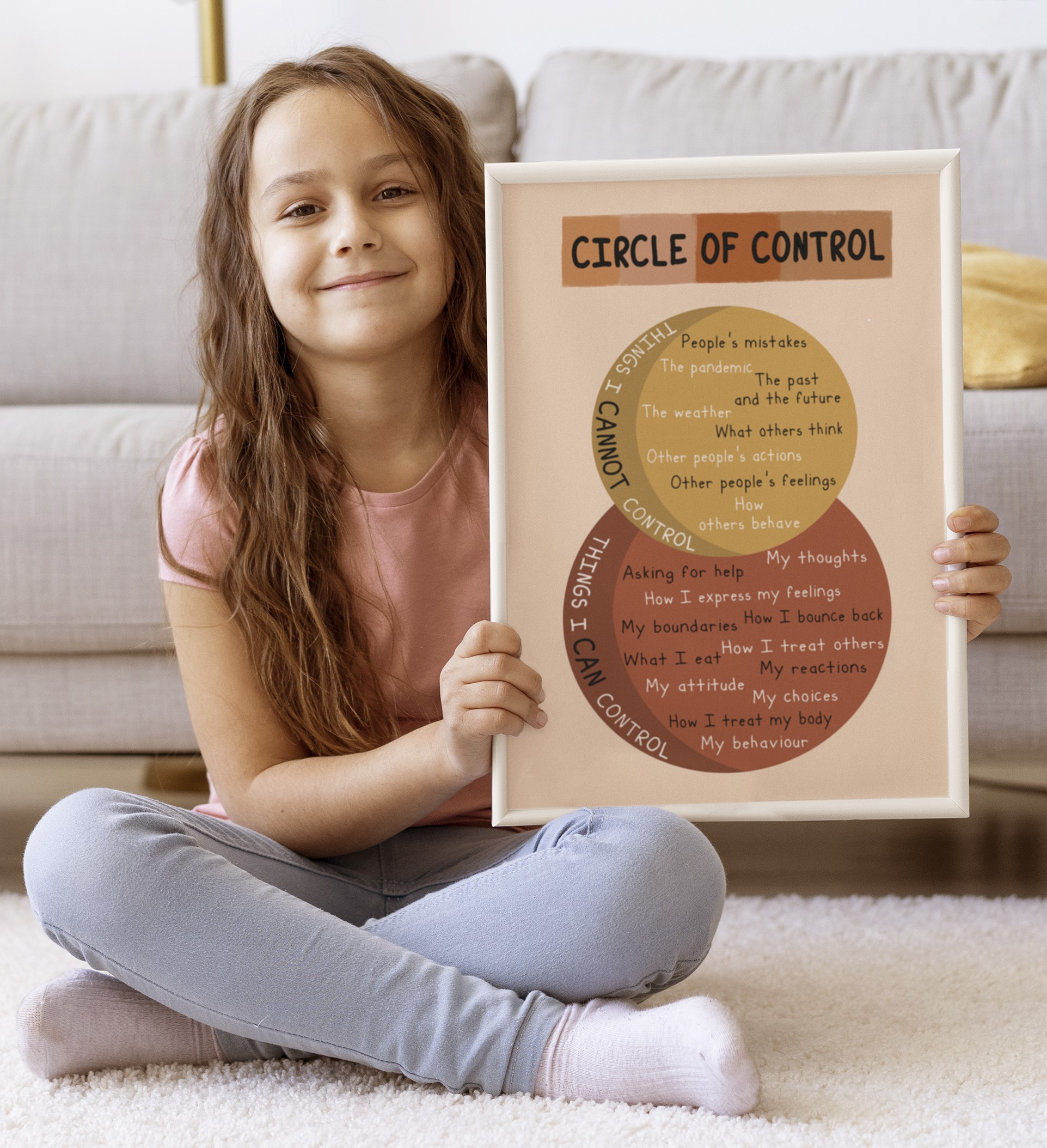 Things I Can Control Boho Mental Health Printable - Image 5