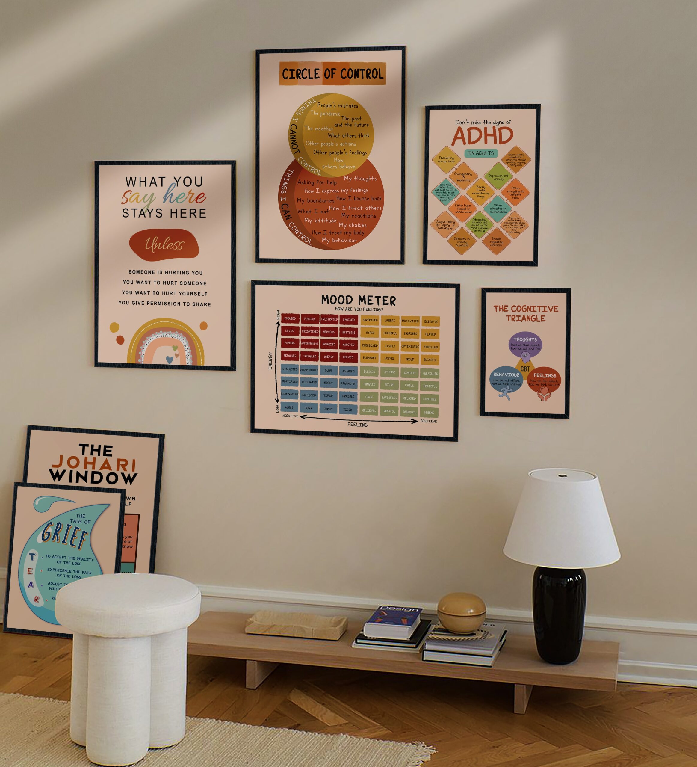 Things I Can Control Boho Mental Health Printable - Image 6