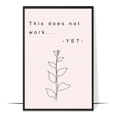 This Does Not Work Wall Art