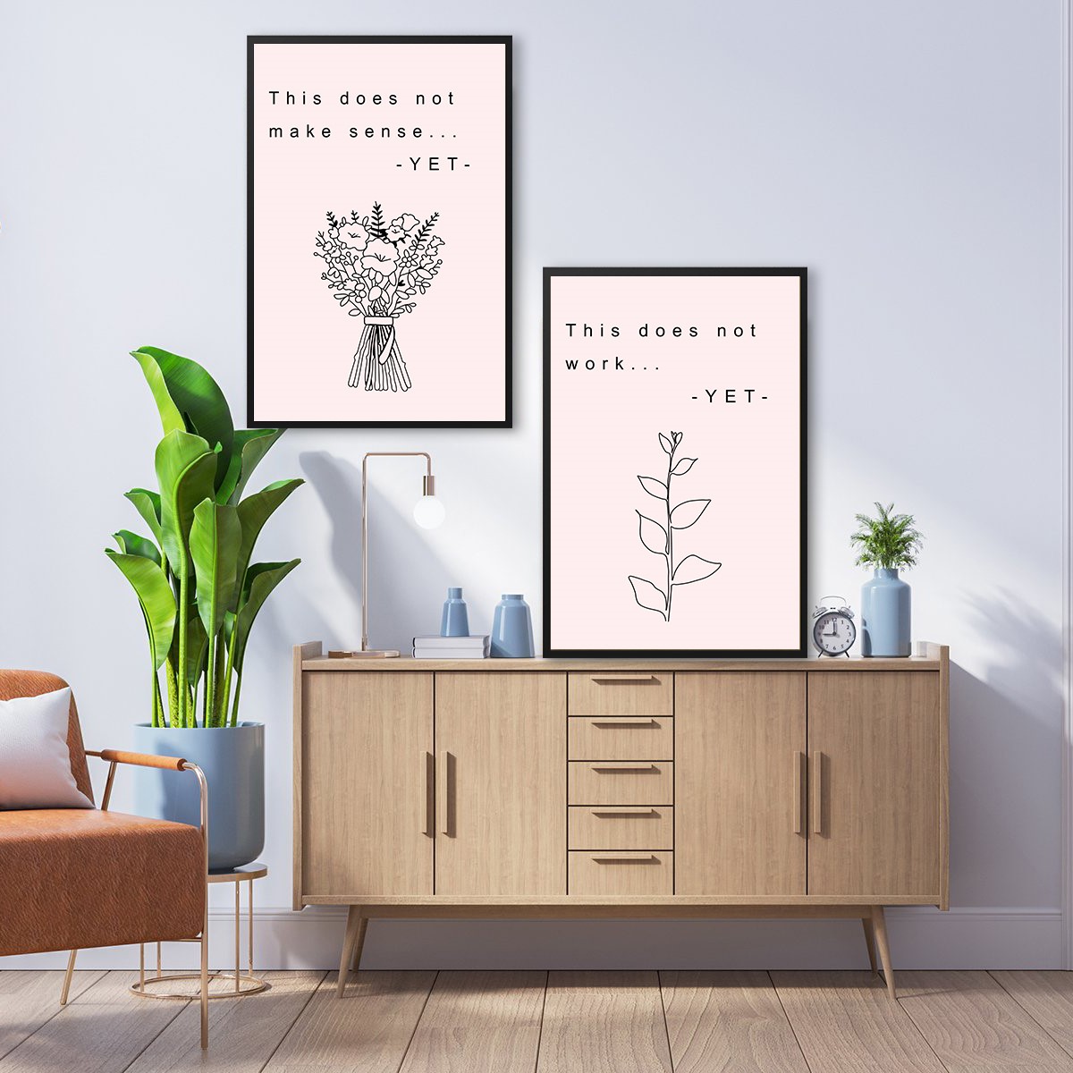 This Does Not Work Growth Mindset Motivational Wall Art - Image 6