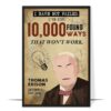 Thomas Edison Hand-drawn Wall Art
