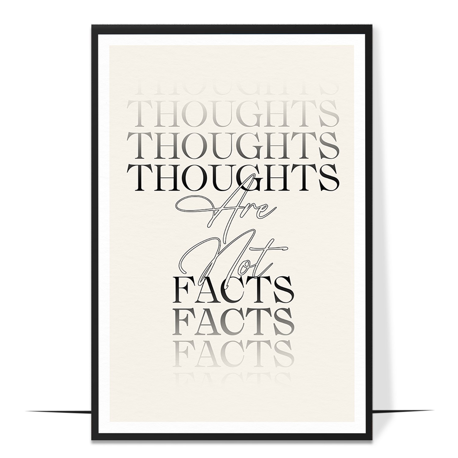 Thoughts Are Not Facts Wall Art