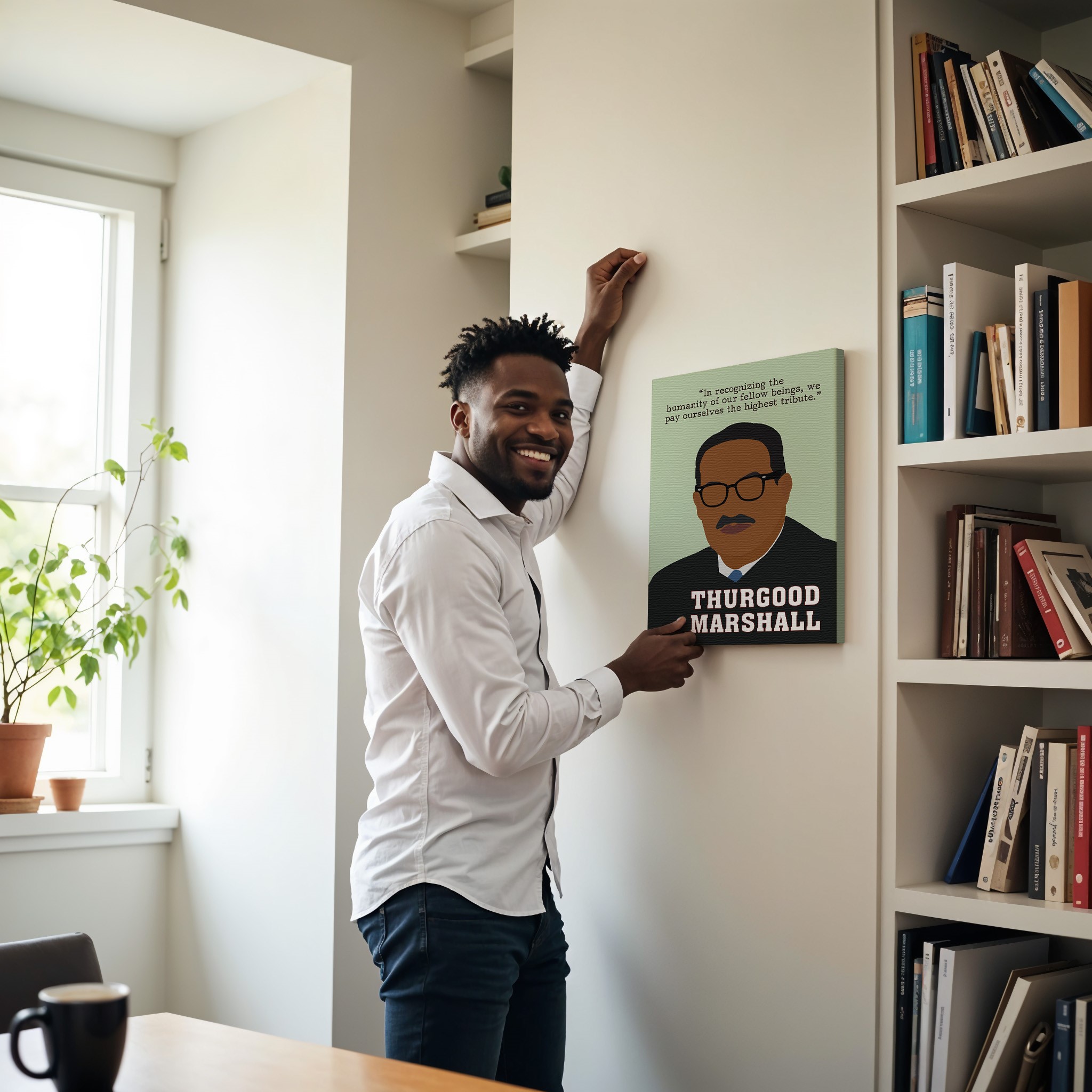 Thurgood Marshall Men Motivational Quote Wall Art - Image 4