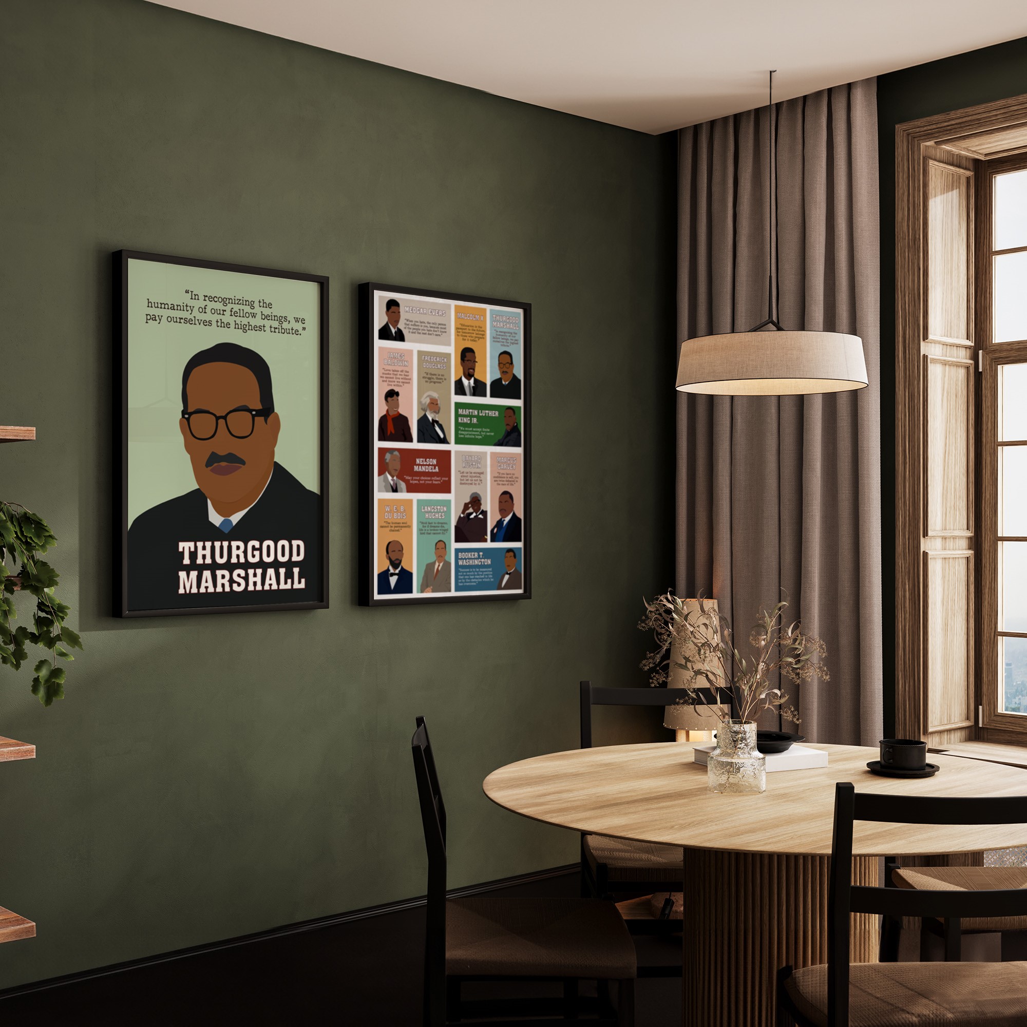 Thurgood Marshall Men Motivational Quote Wall Art - Image 5