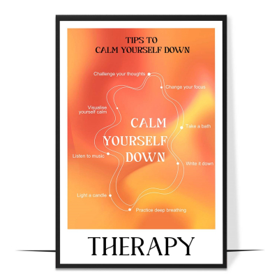 Tips To Calm Aura Wall Art