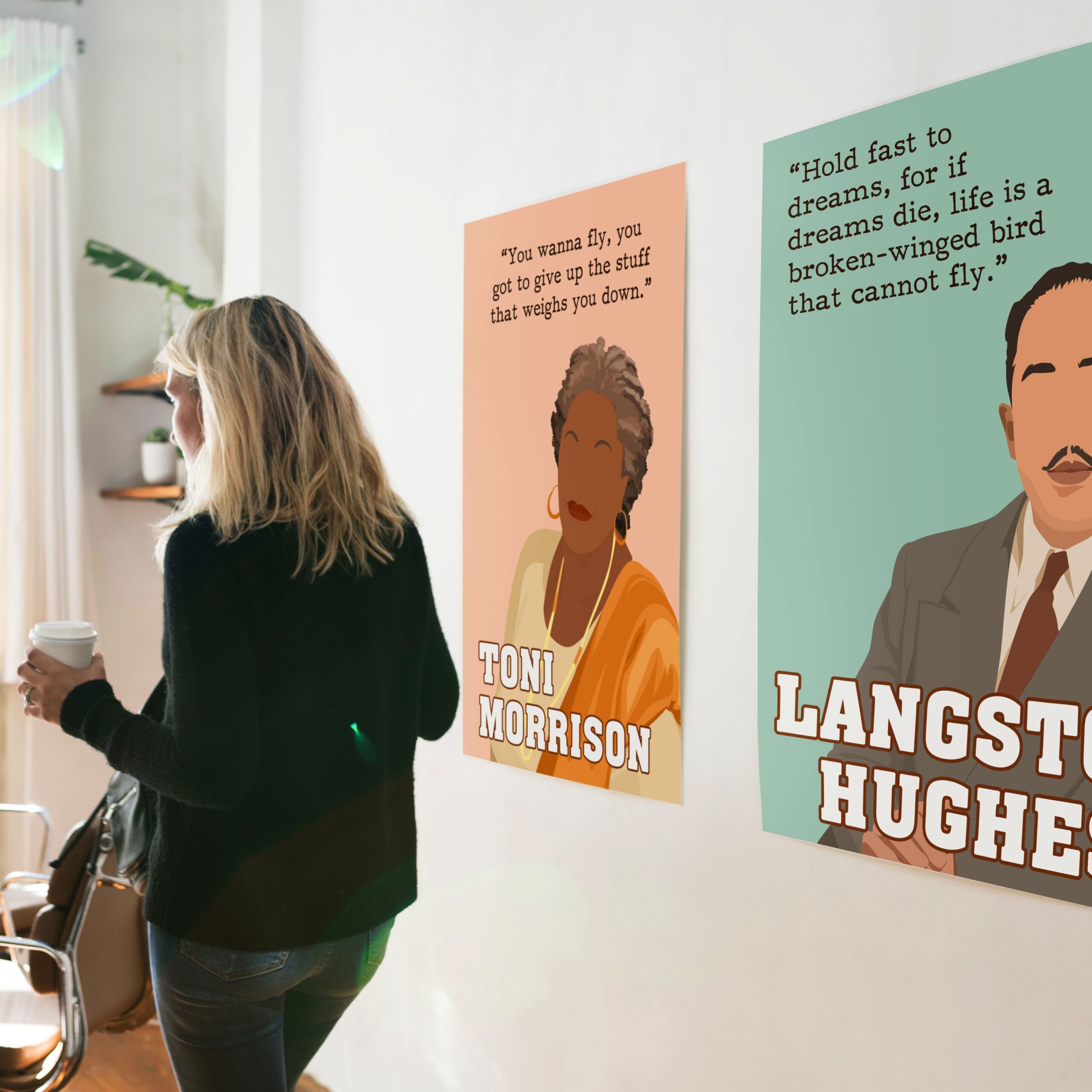 Toni Morrison Author Inspirational Quote Wall Art - Image 3