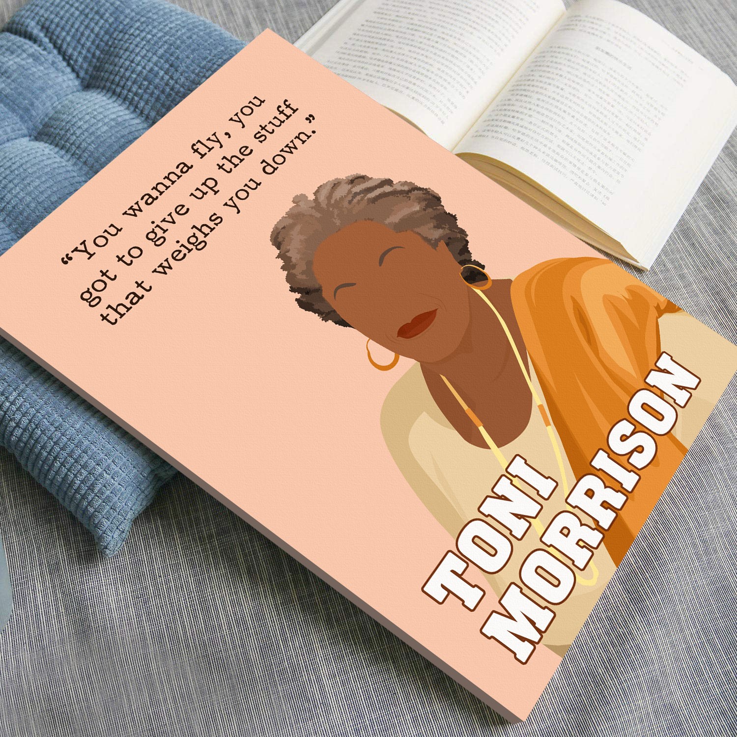 Toni Morrison Author Inspirational Quote Wall Art - Image 4