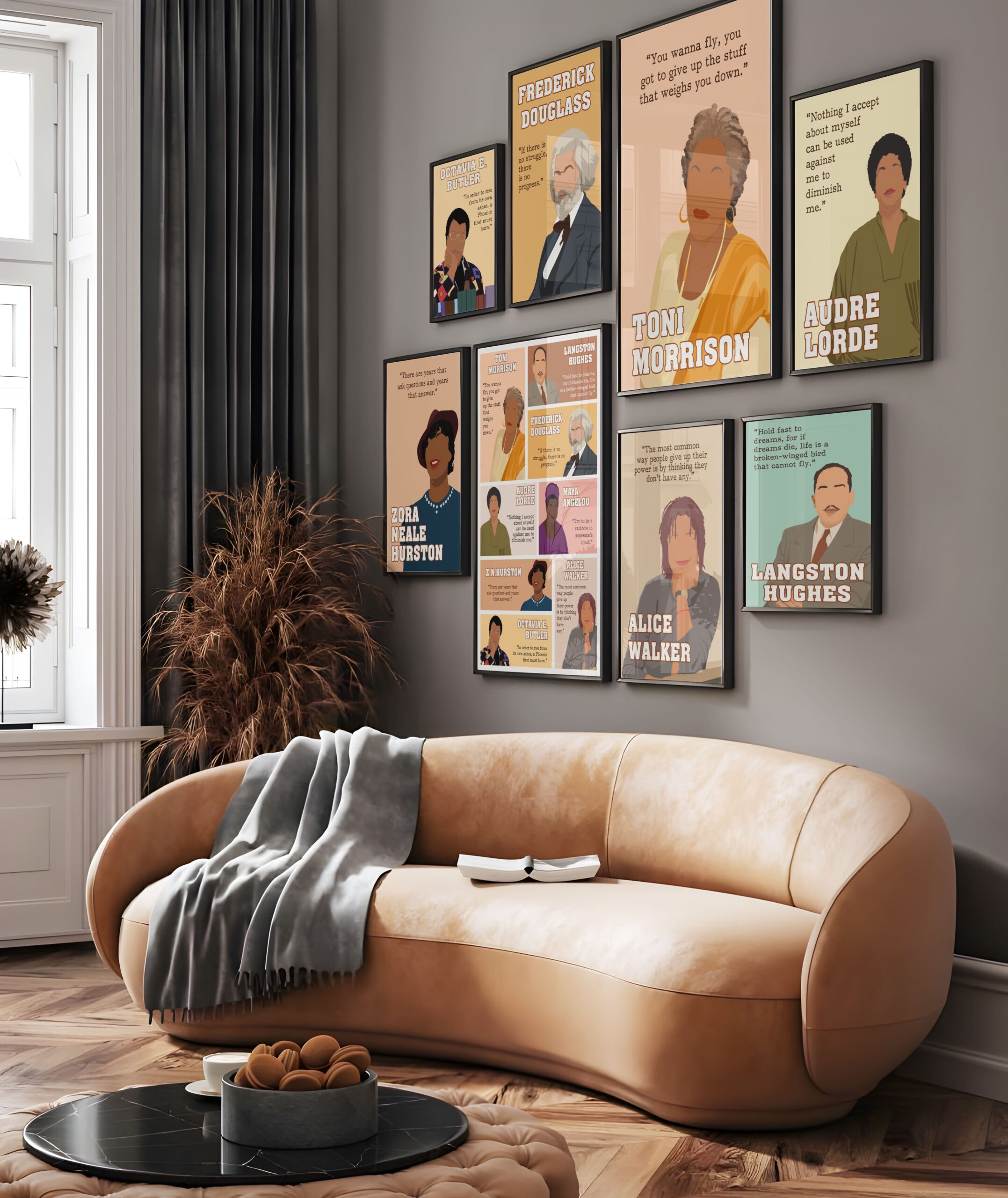 Toni Morrison Author Inspirational Quote Wall Art - Image 6