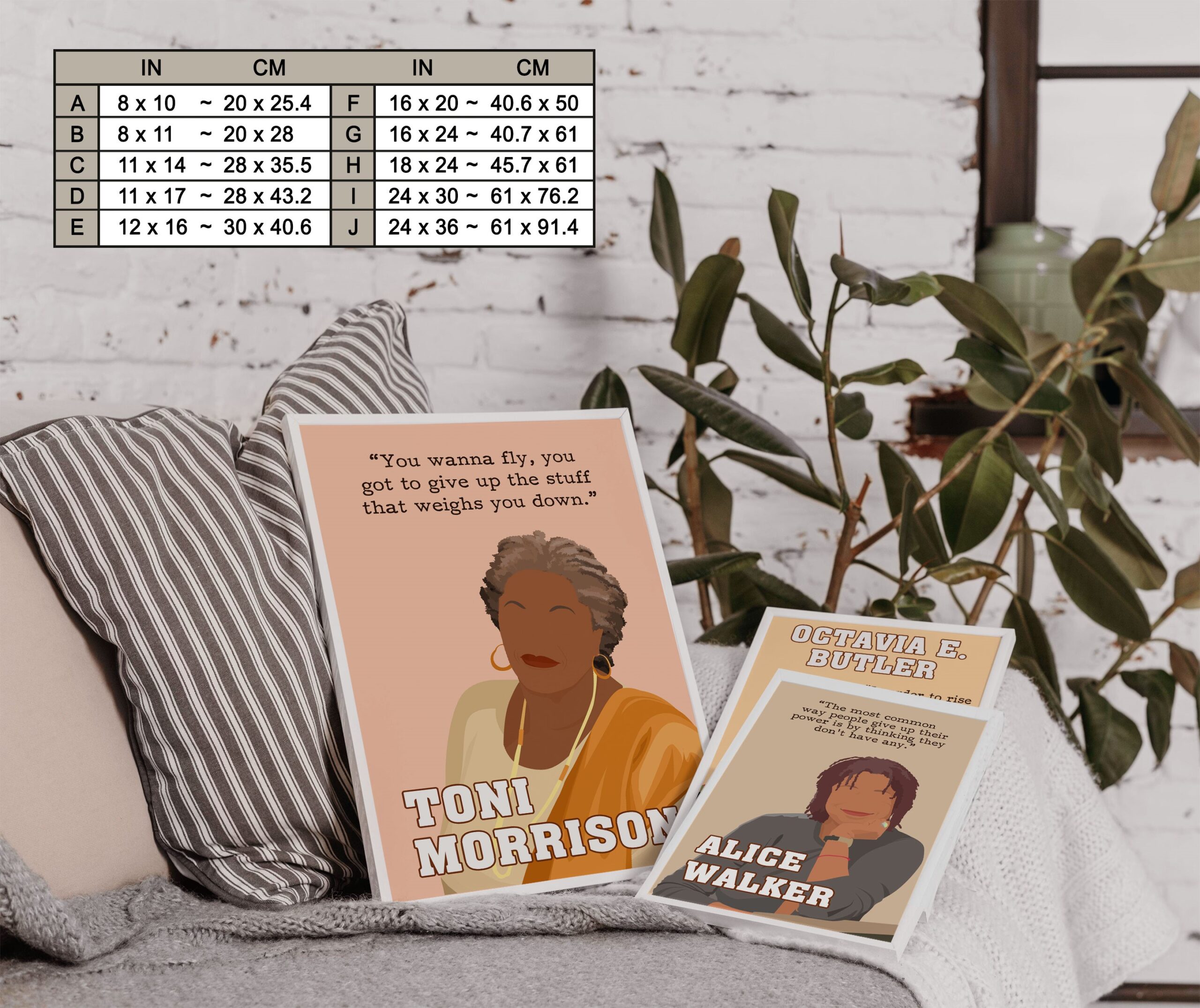 Toni Morrison Author Inspirational Quote Wall Art - Image 7