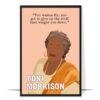 Toni Morrison Hand-drawn Wall Art