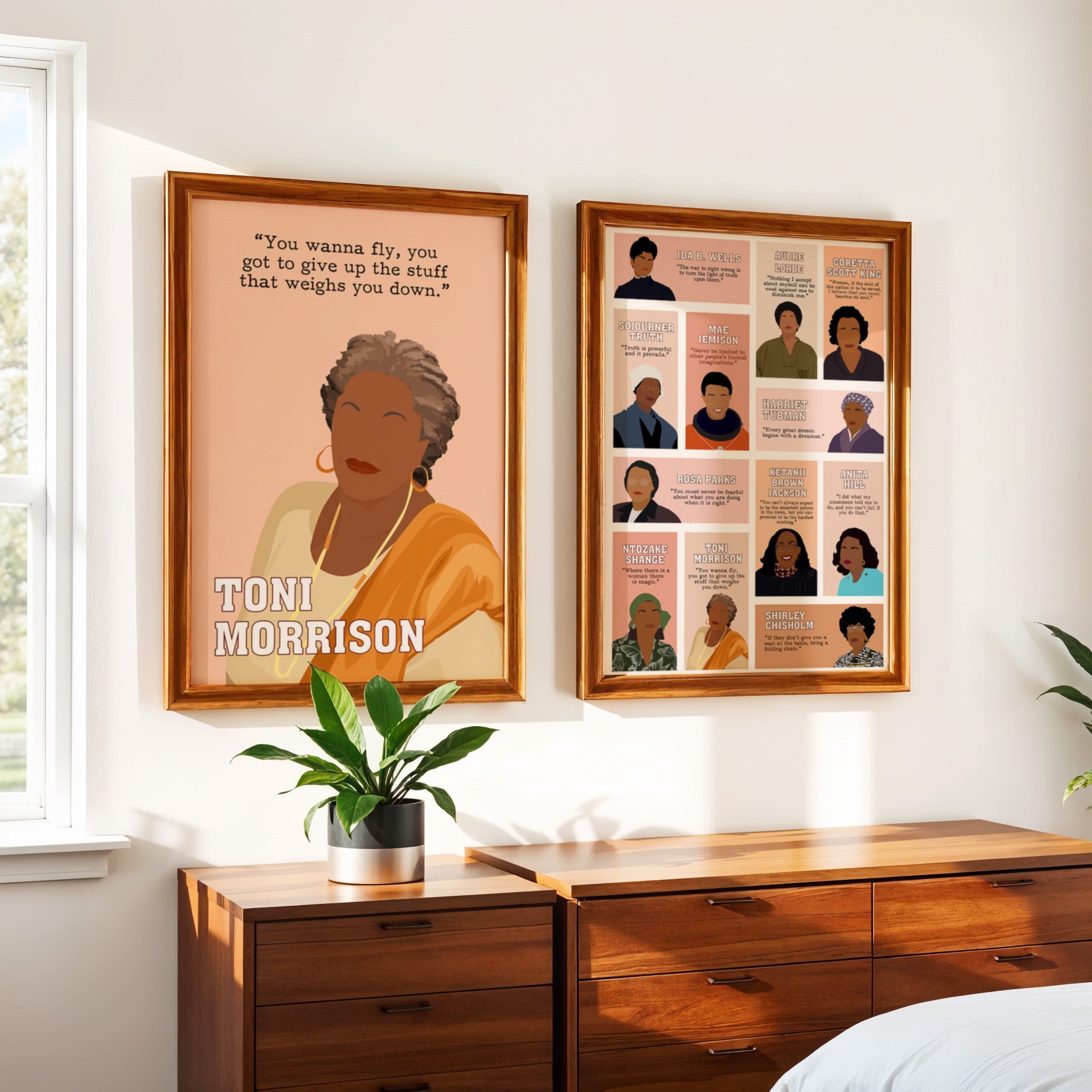 Toni Morrison Inspirational Quote Wall Art - Image 5