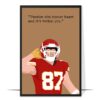 Travis Kelce Hand-drawn Wall Art