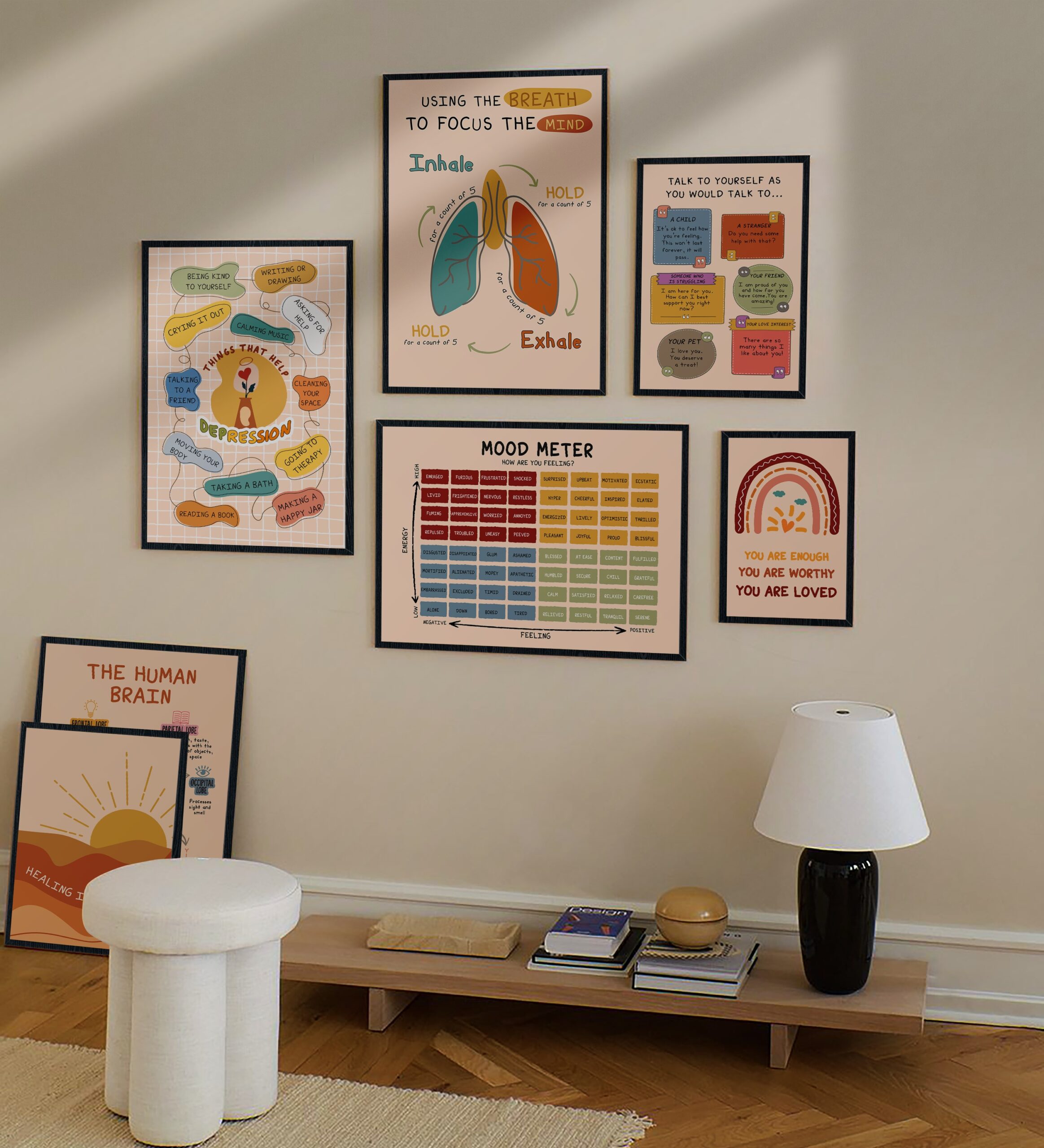 Using The Breath Boho Mental Health Printable - Image 6