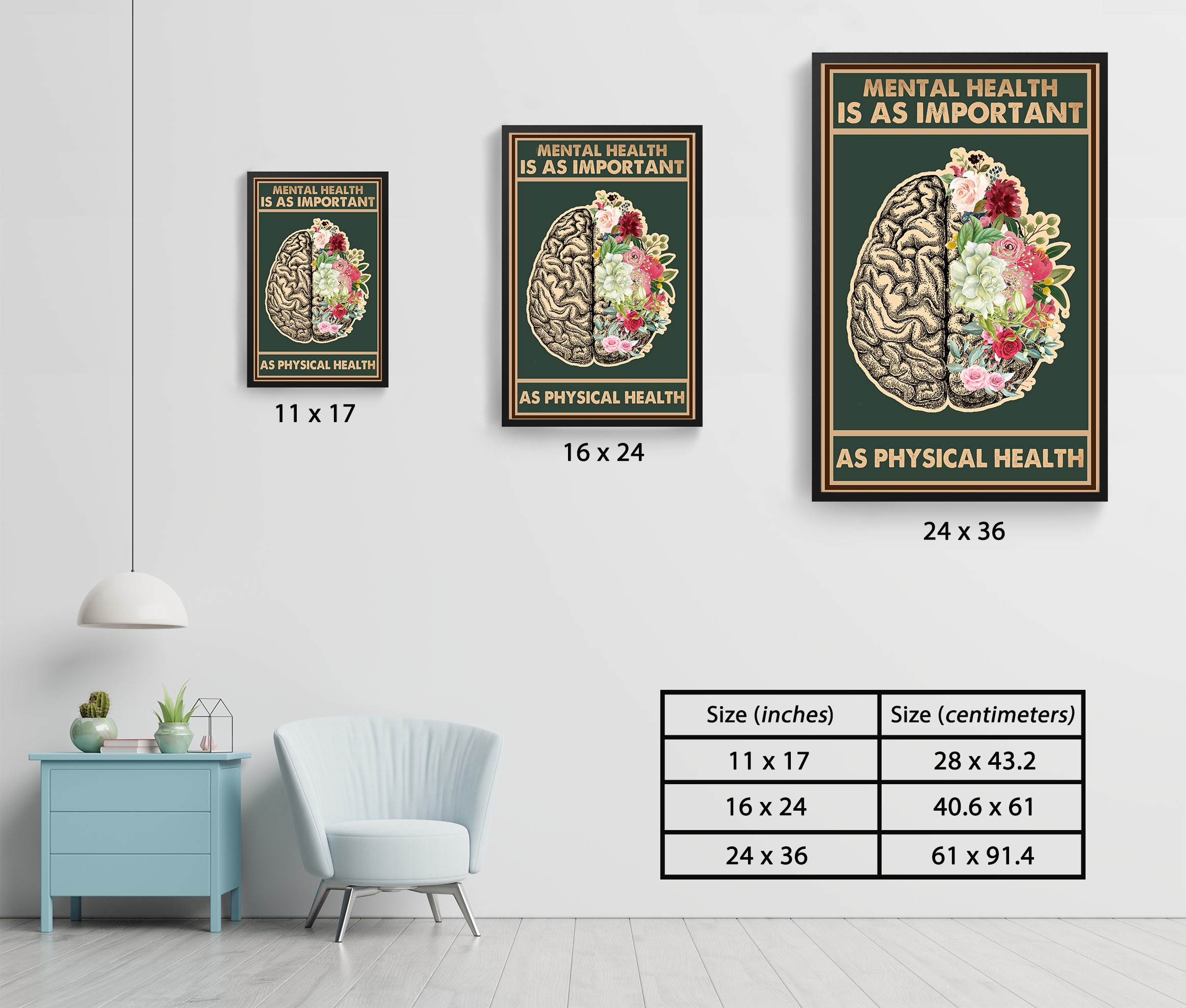 Vintage Mental Health Is Just As Important Printable - Image 7