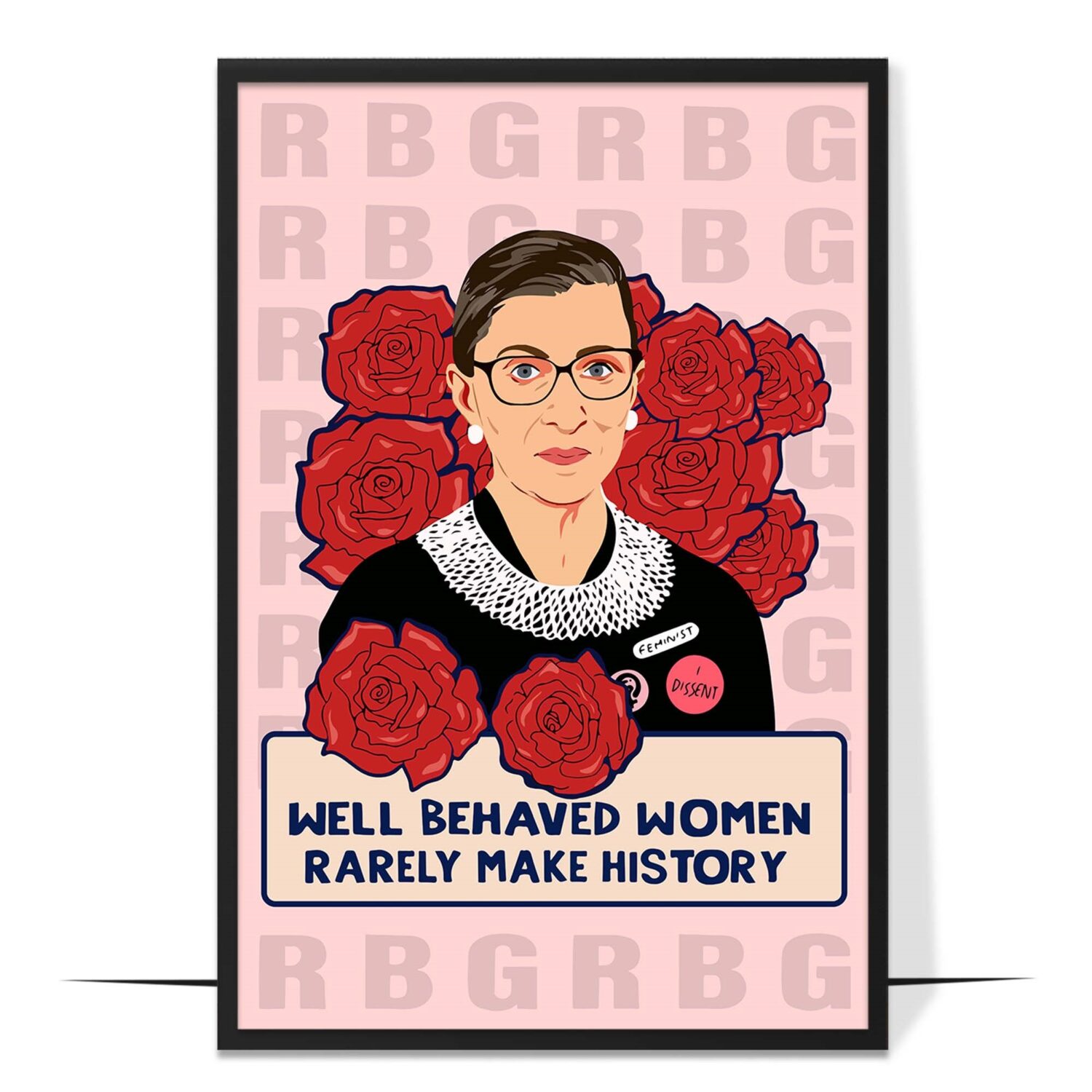 Well Behaved RBG Wall Art