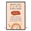 What You Say Here Boho Wall Art