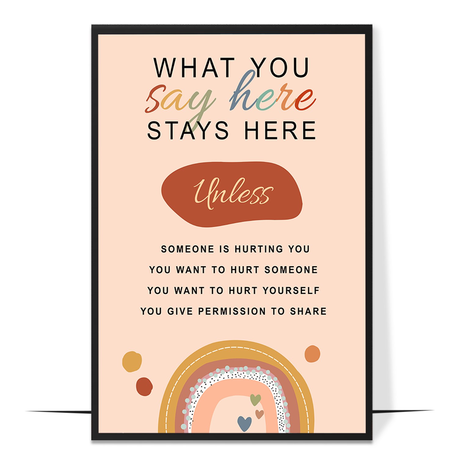 What You Say Here Boho Wall Art