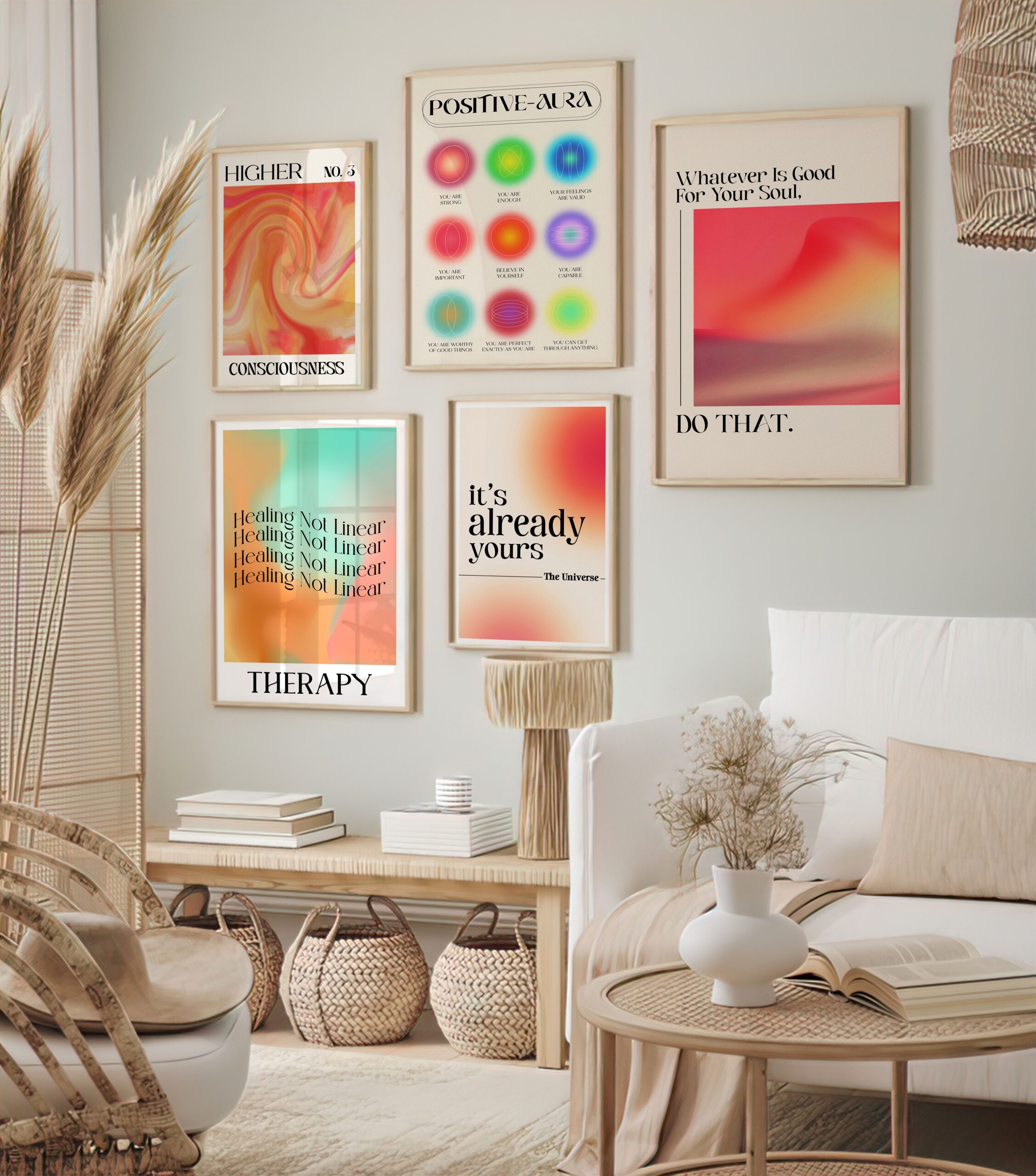 Whatever Is Good for Your Soul Mental Health Wall Art - Image 6