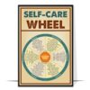 Wheel of Self-care Vintage Printable