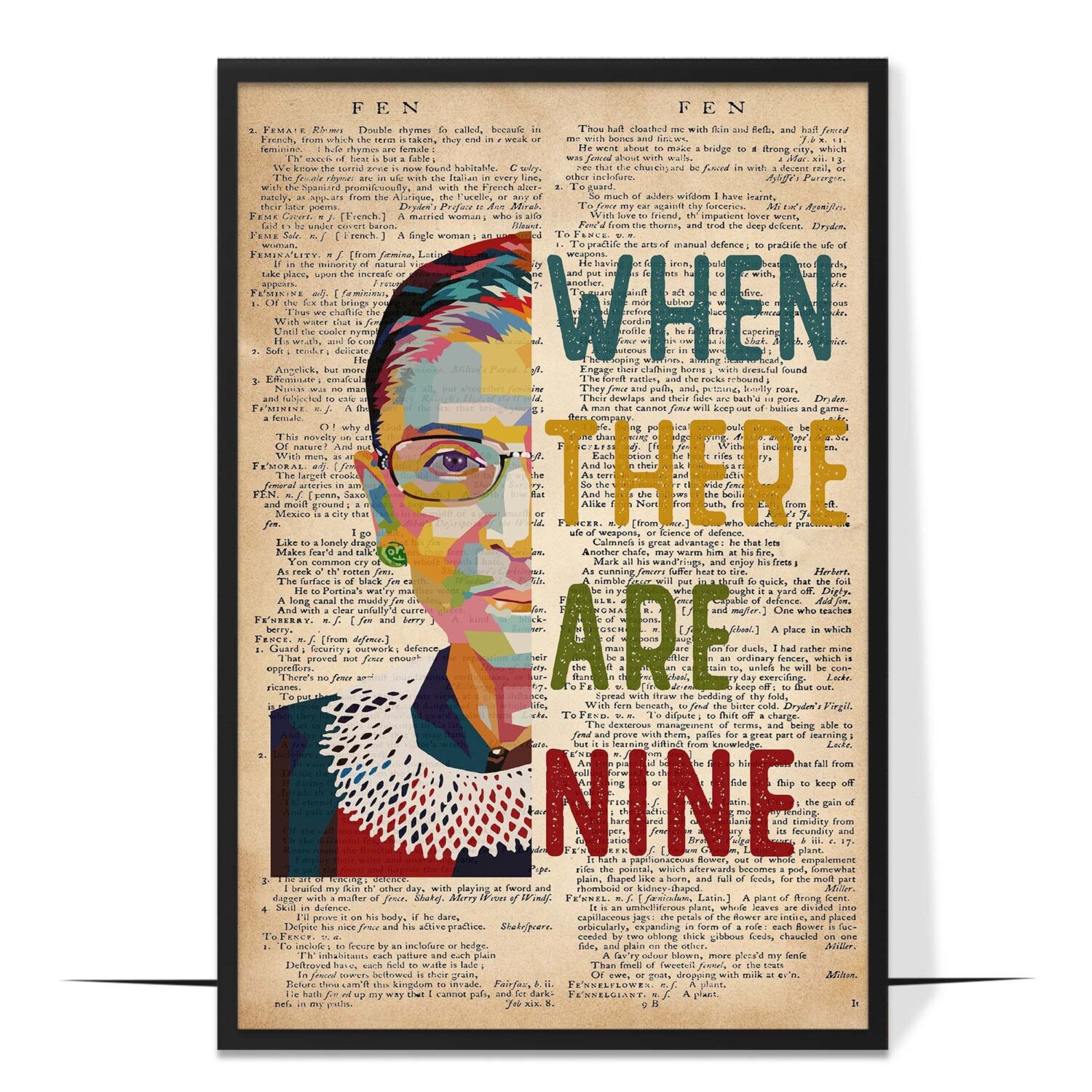 When There Are Nine Wall Art