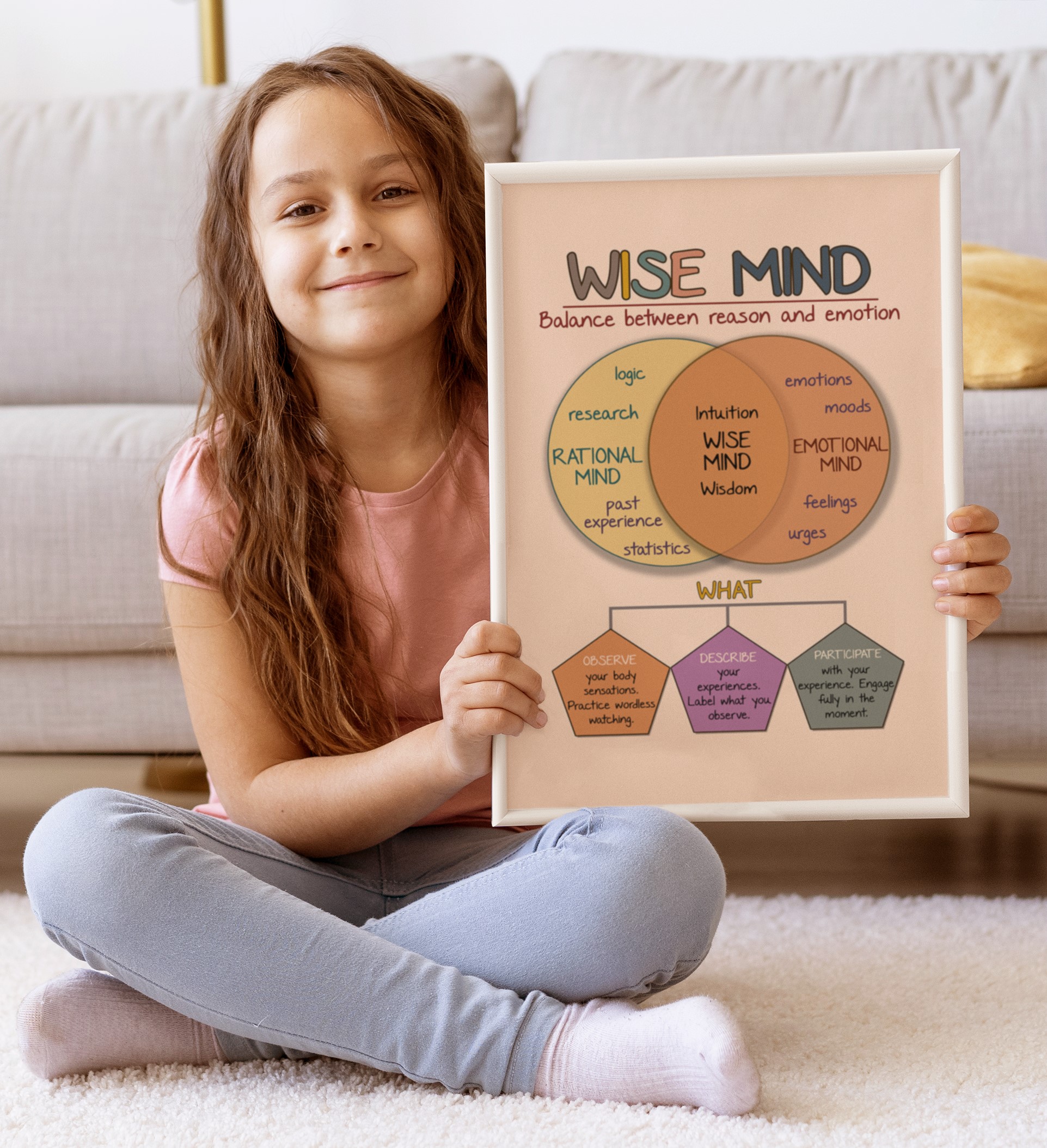 Wise Mind Boho Mental Health Printable - Image 5
