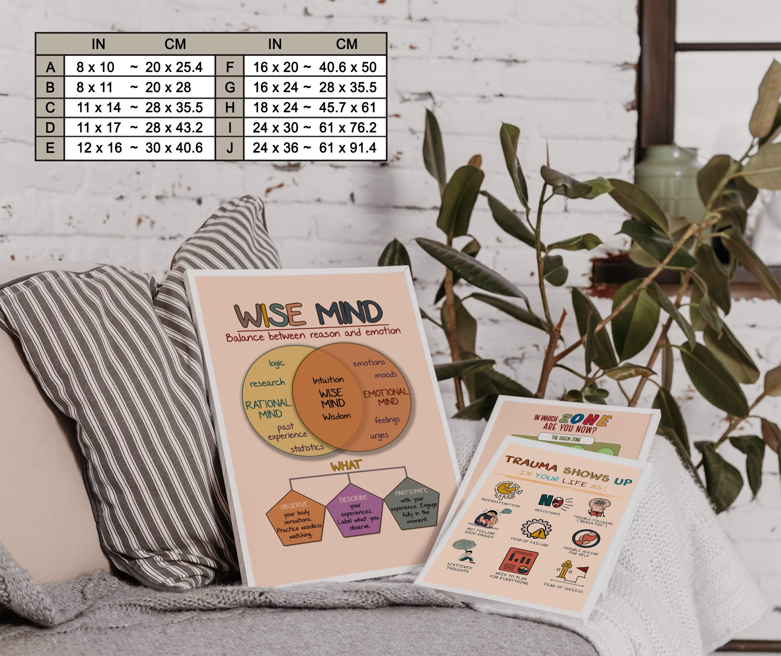 Wise Mind Boho Mental Health Printable - Image 7