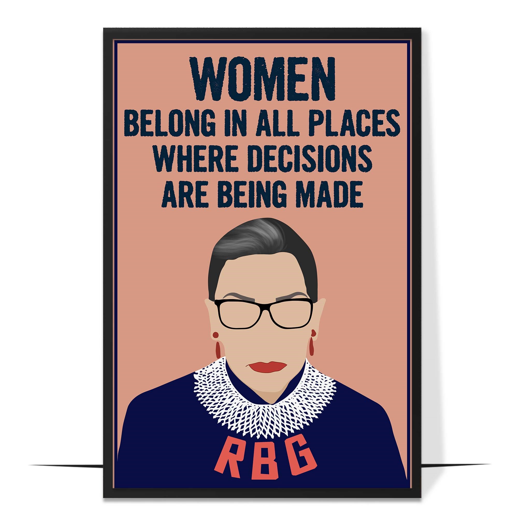 Women Belong in All Places Wall Art