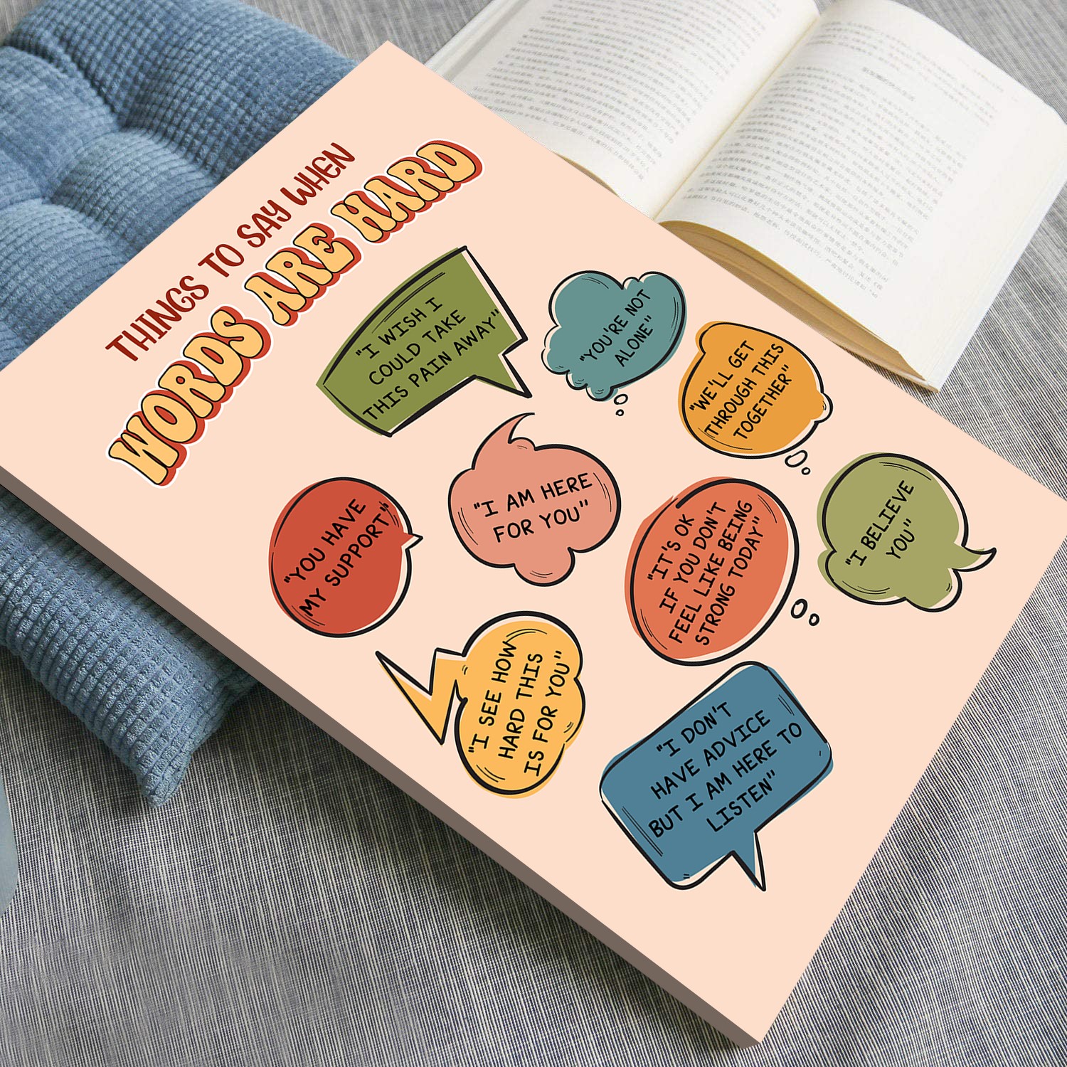 Words of Support Boho Mental Health Printable - Image 4