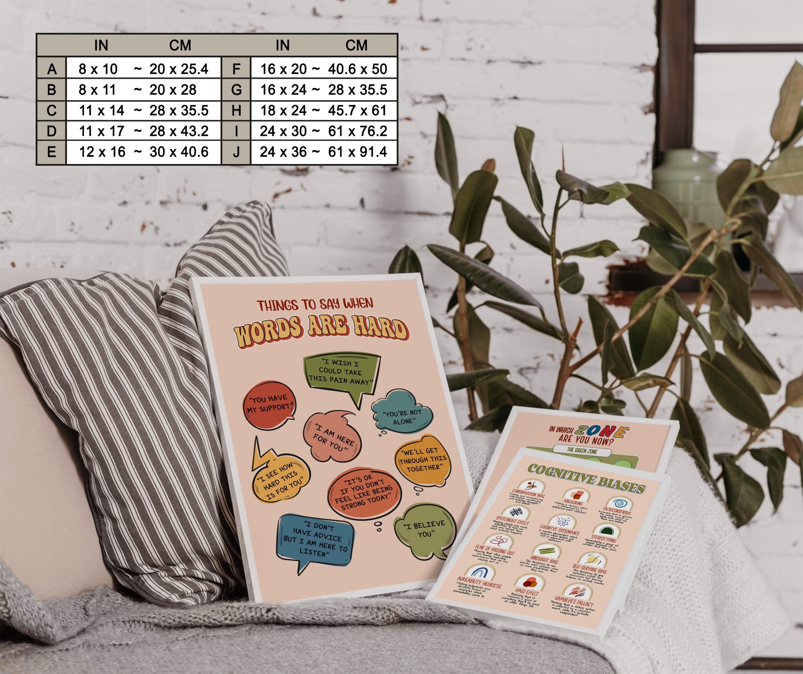 Words of Support Boho Mental Health Printable - Image 7