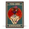 You Are Enough Vintage Printable