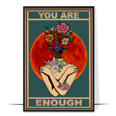 You Are Enough Vintage Printable