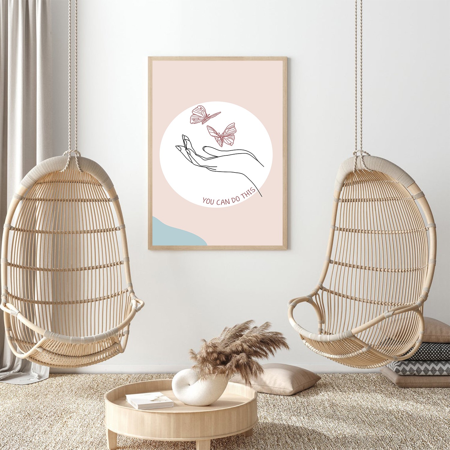 You Can Do This Abstract Mental Health Wall Art - Image 4