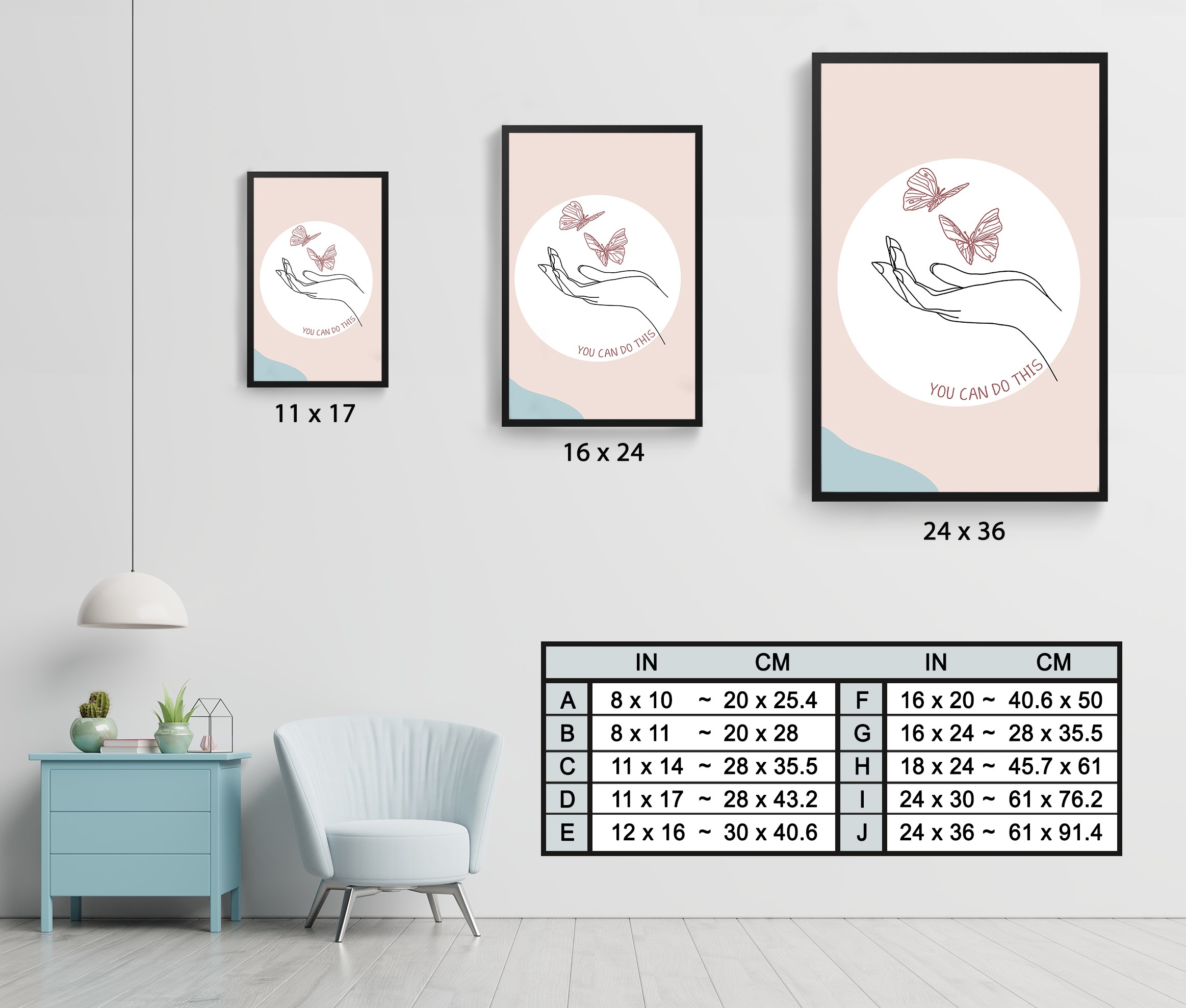 You Can Do This Abstract Mental Health Wall Art - Image 7