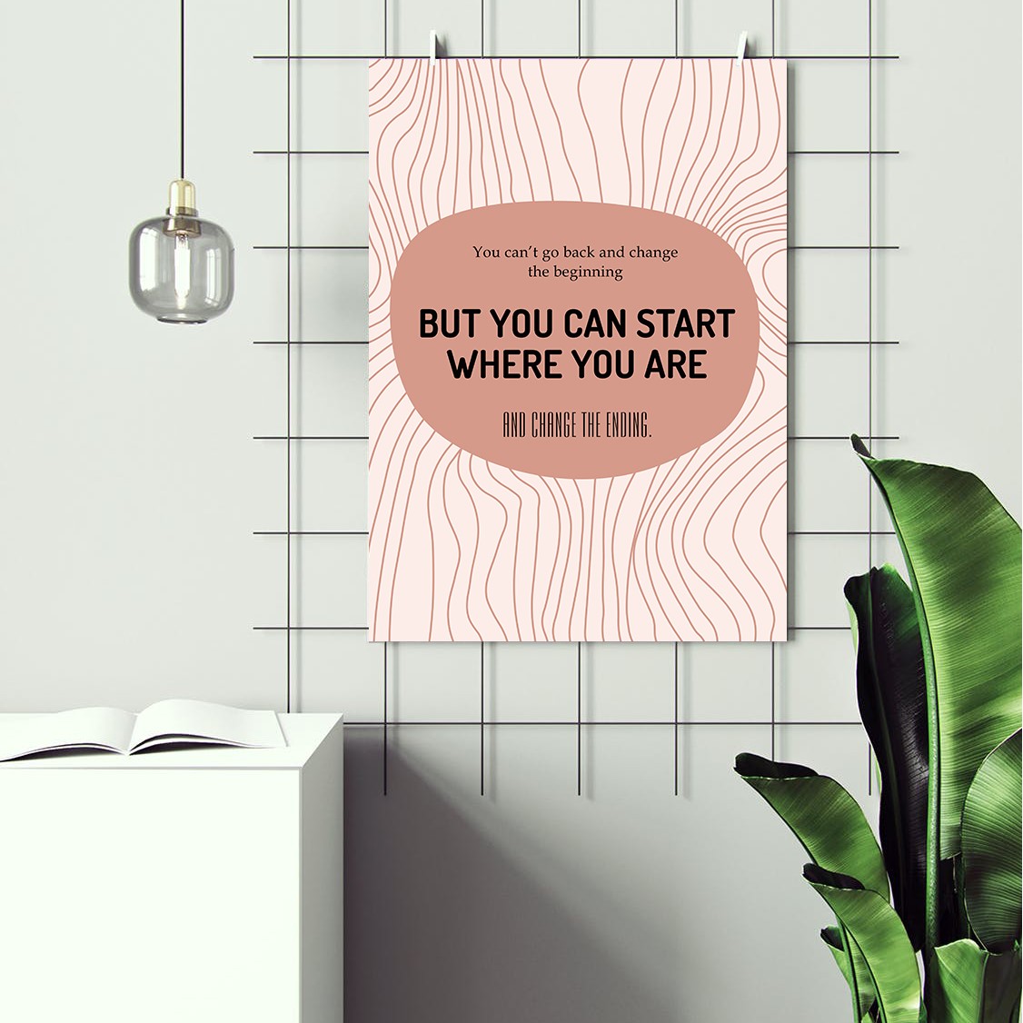 You Can Start Where You Are Growth Mindset Wall Art - Image 2