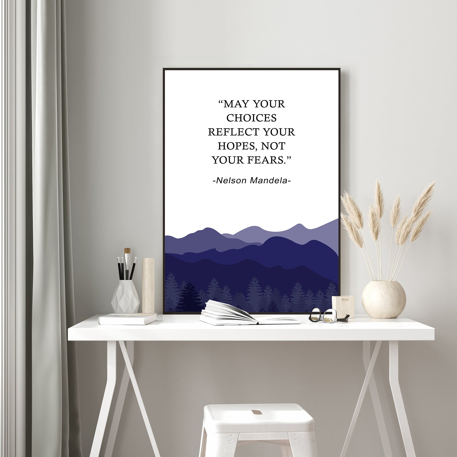 Your Hopes Not Your Fears Growth Mindset Wall Art - Image 5