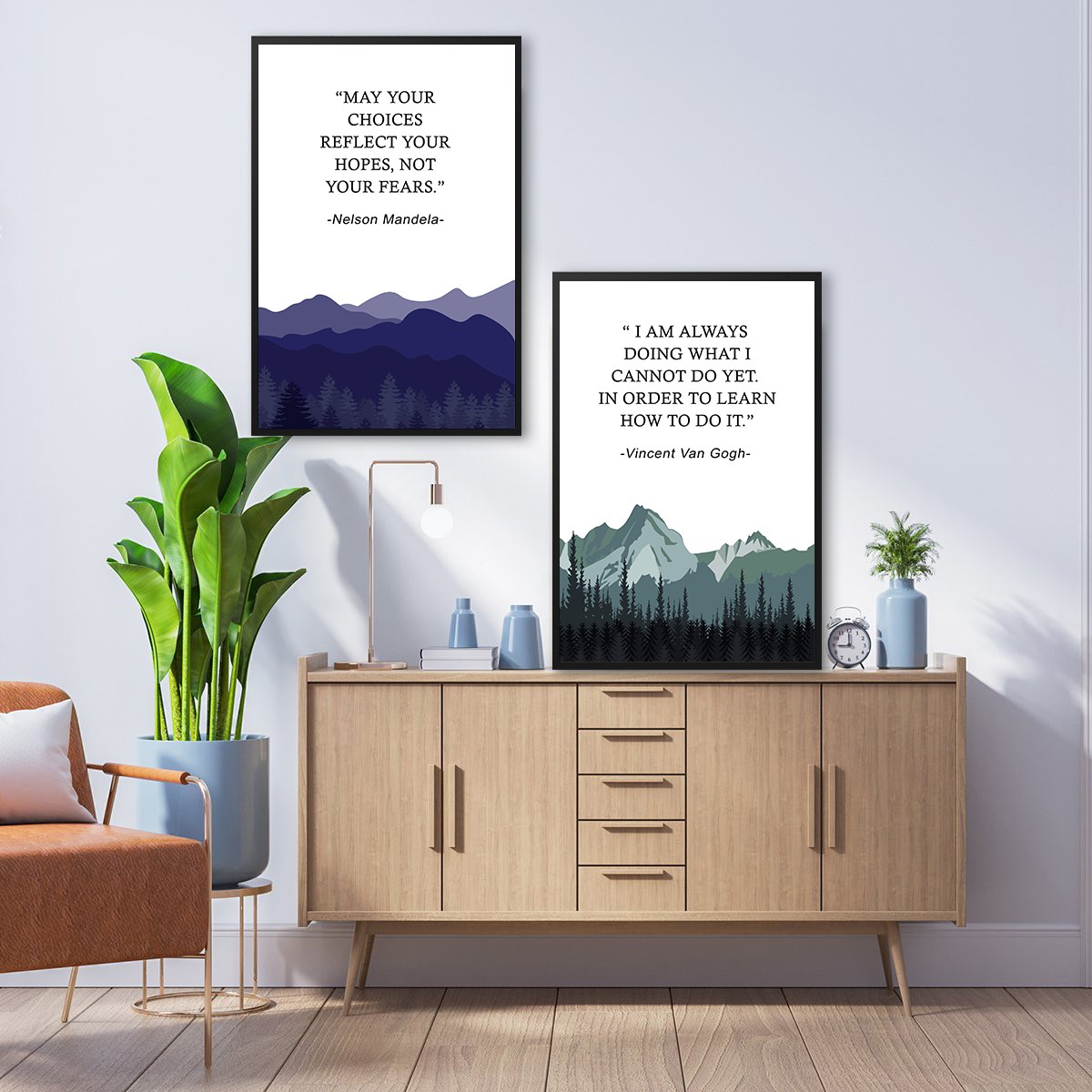 Your Hopes Not Your Fears Growth Mindset Wall Art - Image 6