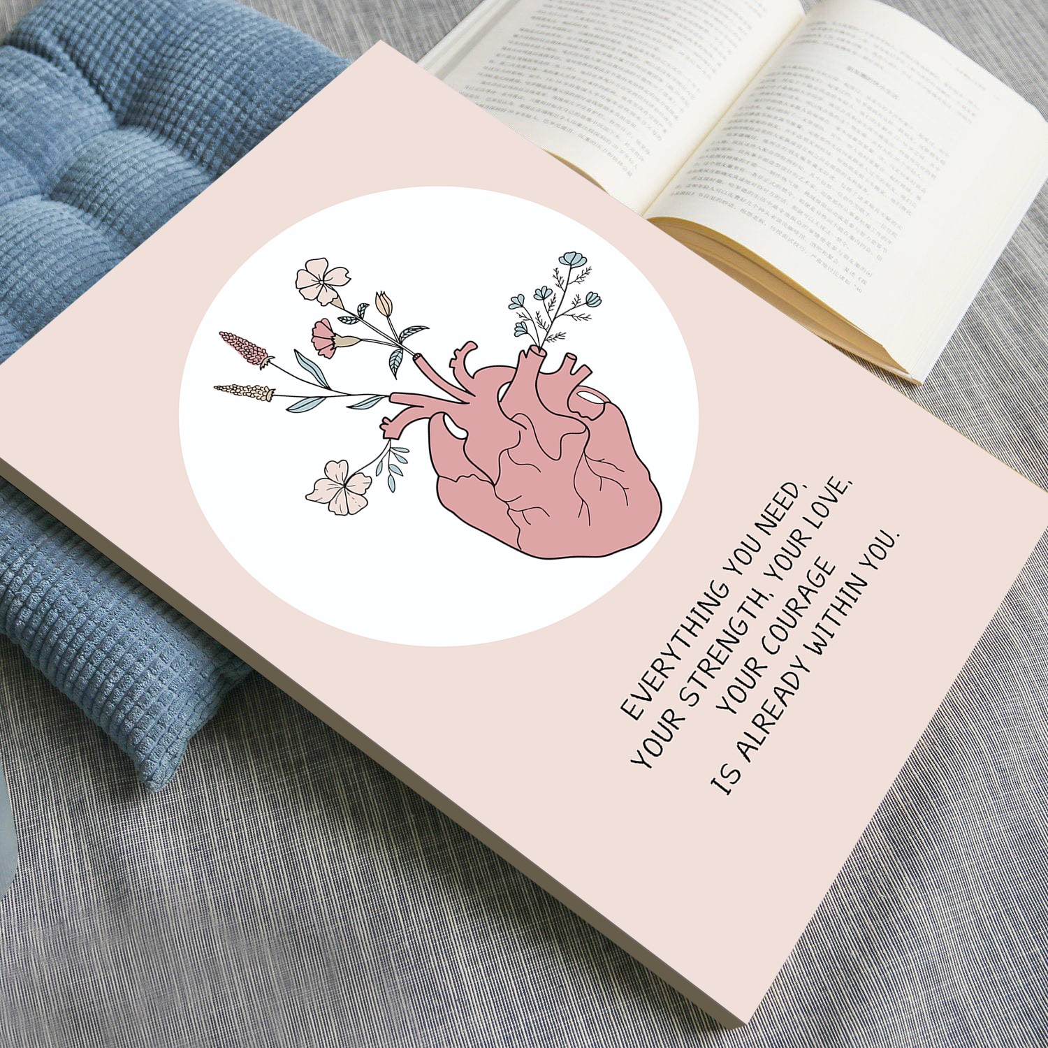 Your Strength Your Love Abstract Mental Health Wall Art - Image 5