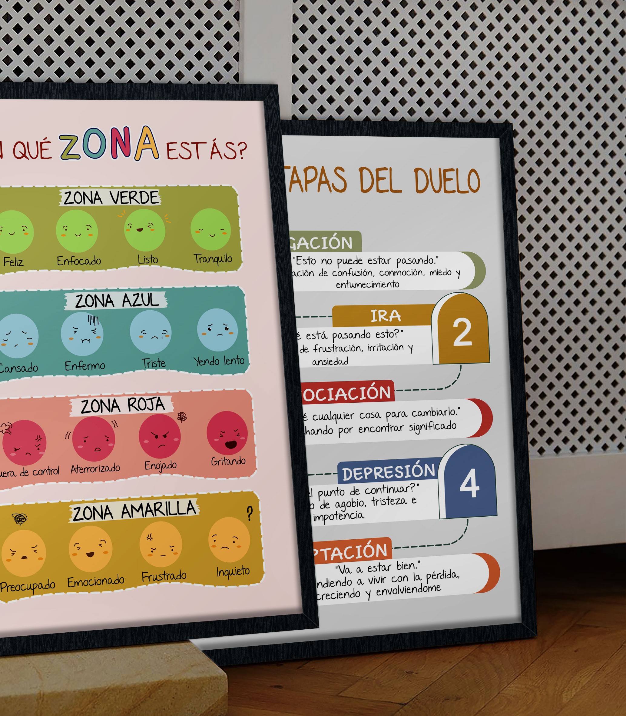 Zones of Regulation Spanish Mental Health Printable - Image 3
