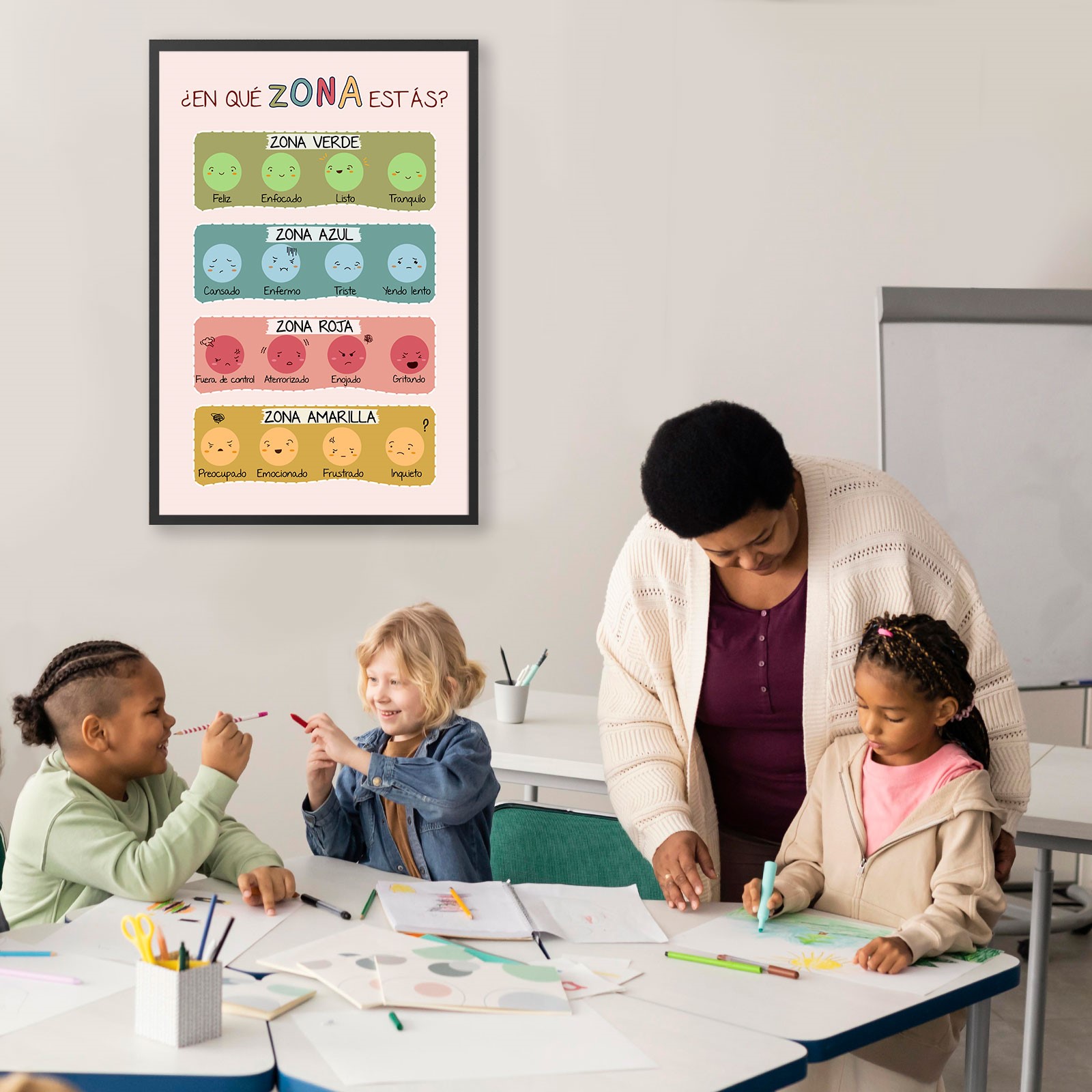 Zones of Regulation Spanish Mental Health Printable - Image 5