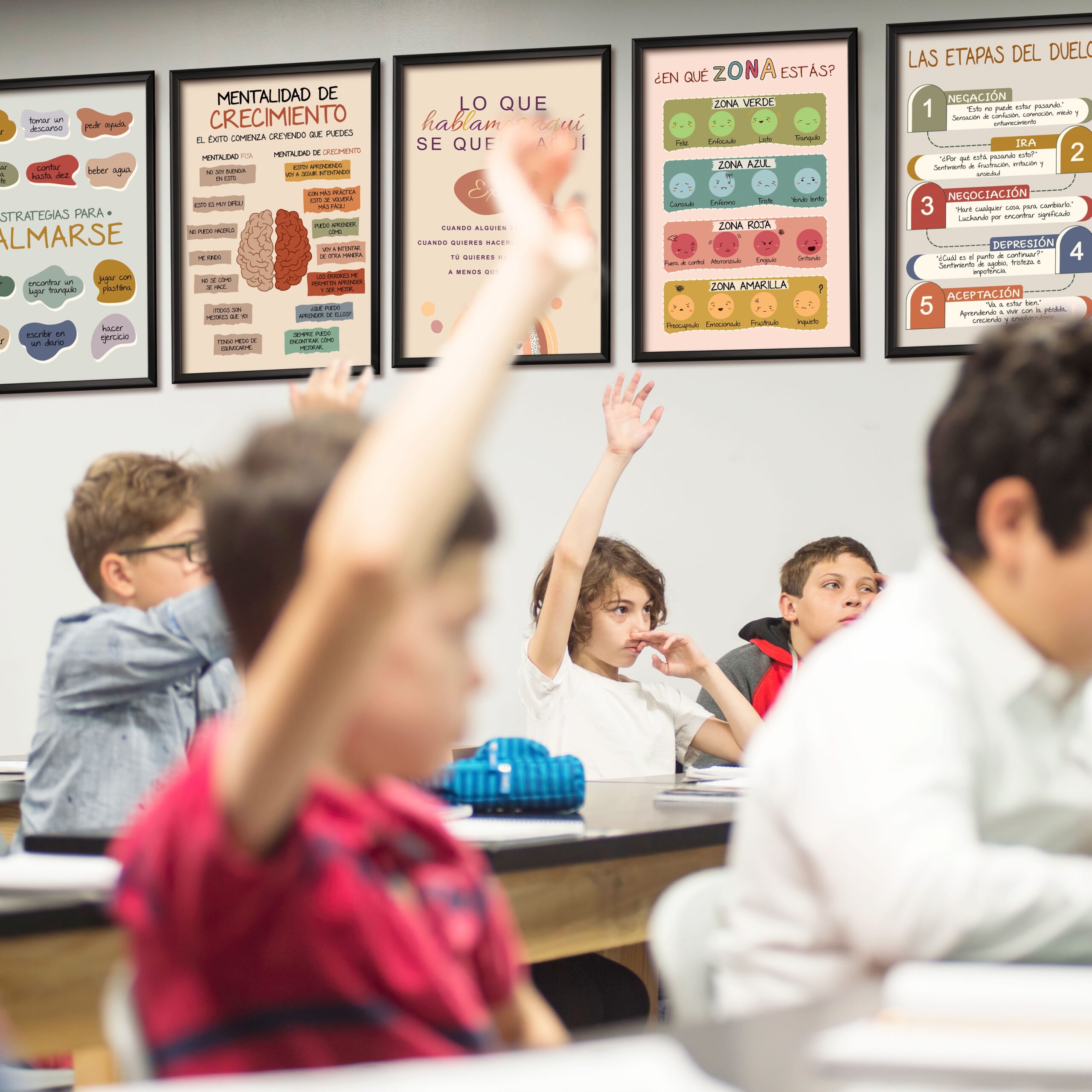 Zones of Regulation Spanish Mental Health Printable - Image 6