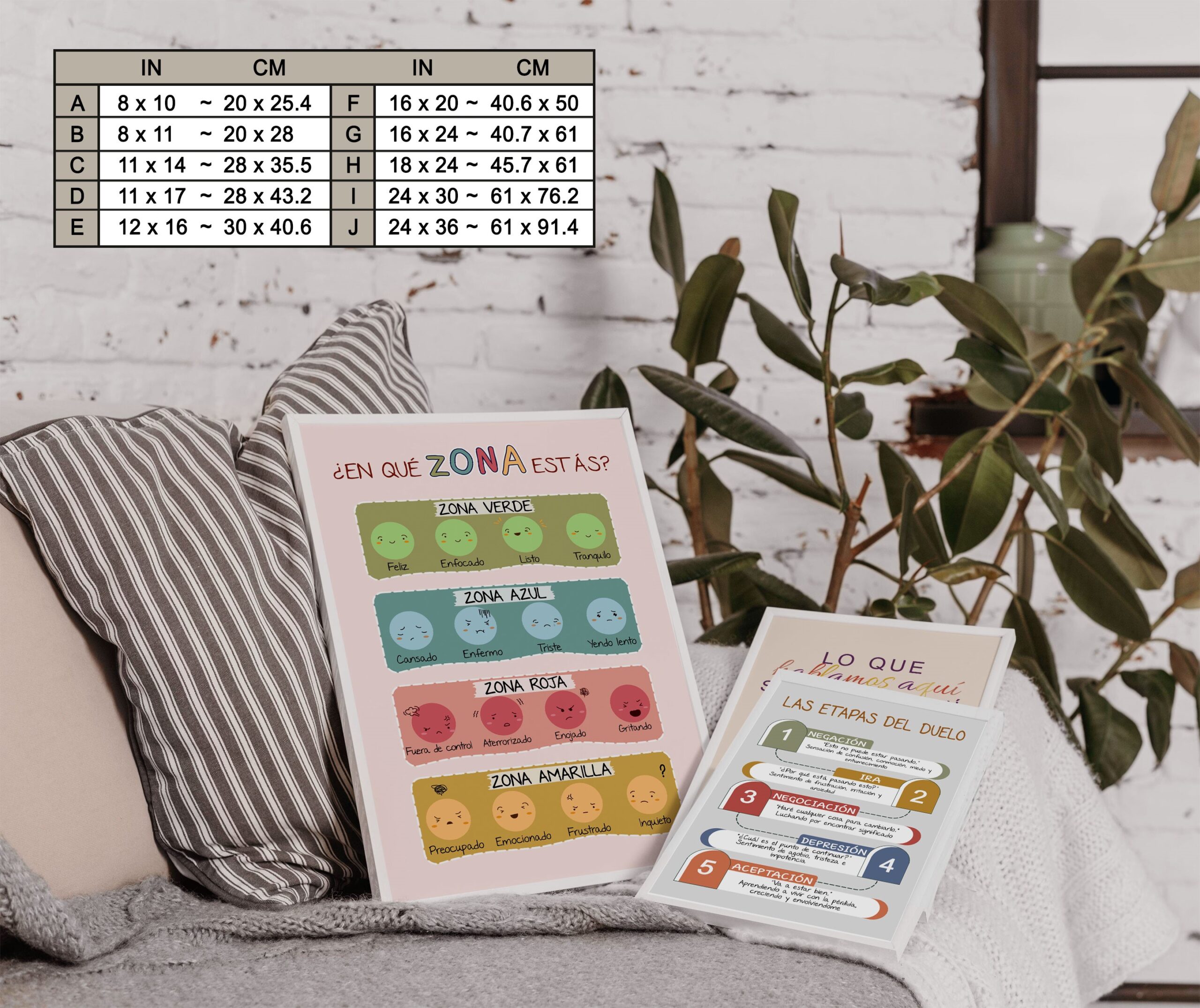 Zones of Regulation Spanish Mental Health Printable - Image 7