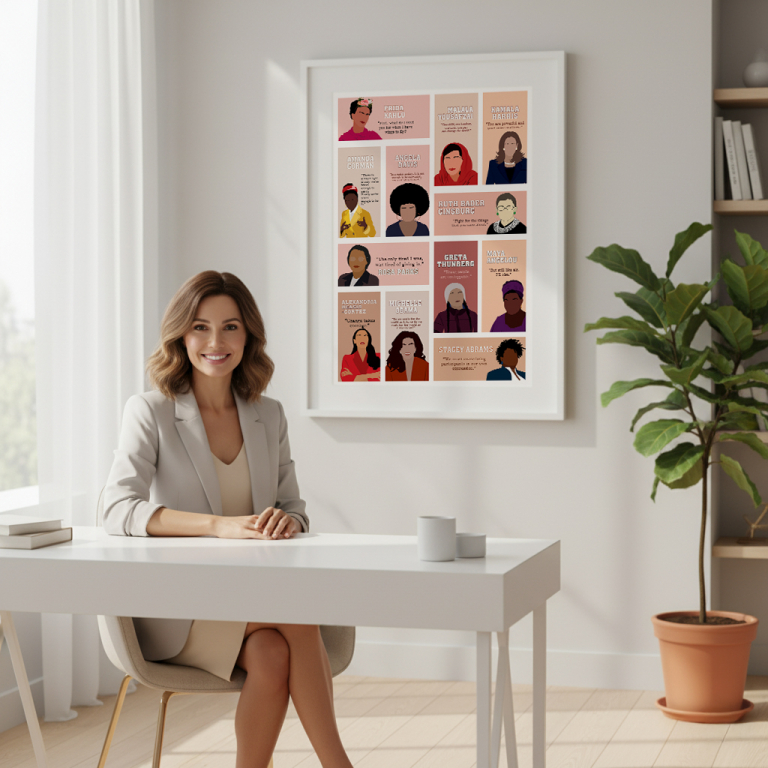 classic empowered women of history posters