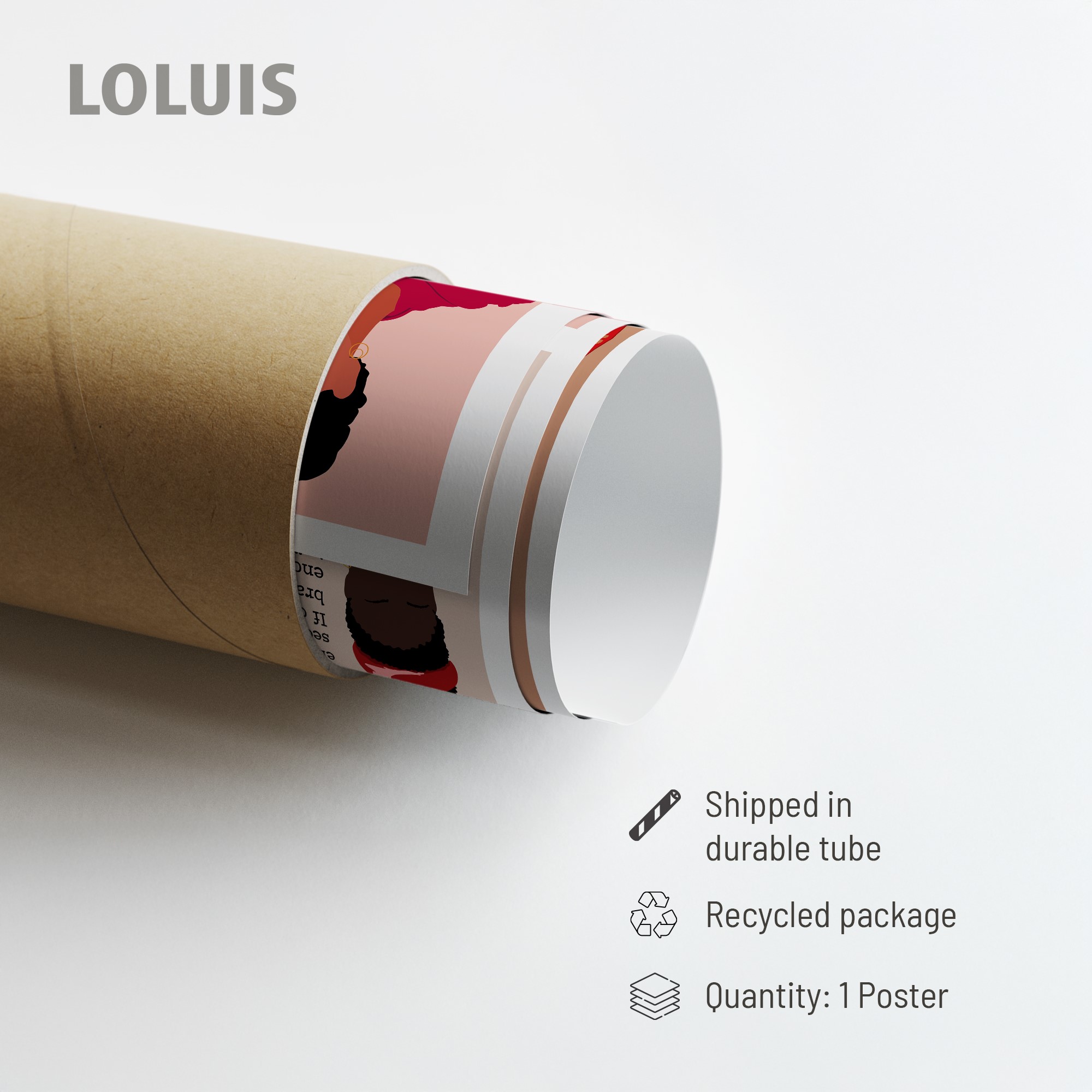 Empowered Women Inspirational Unframed 16x24in Laminated Hand-drawn Wall Art - Image 4